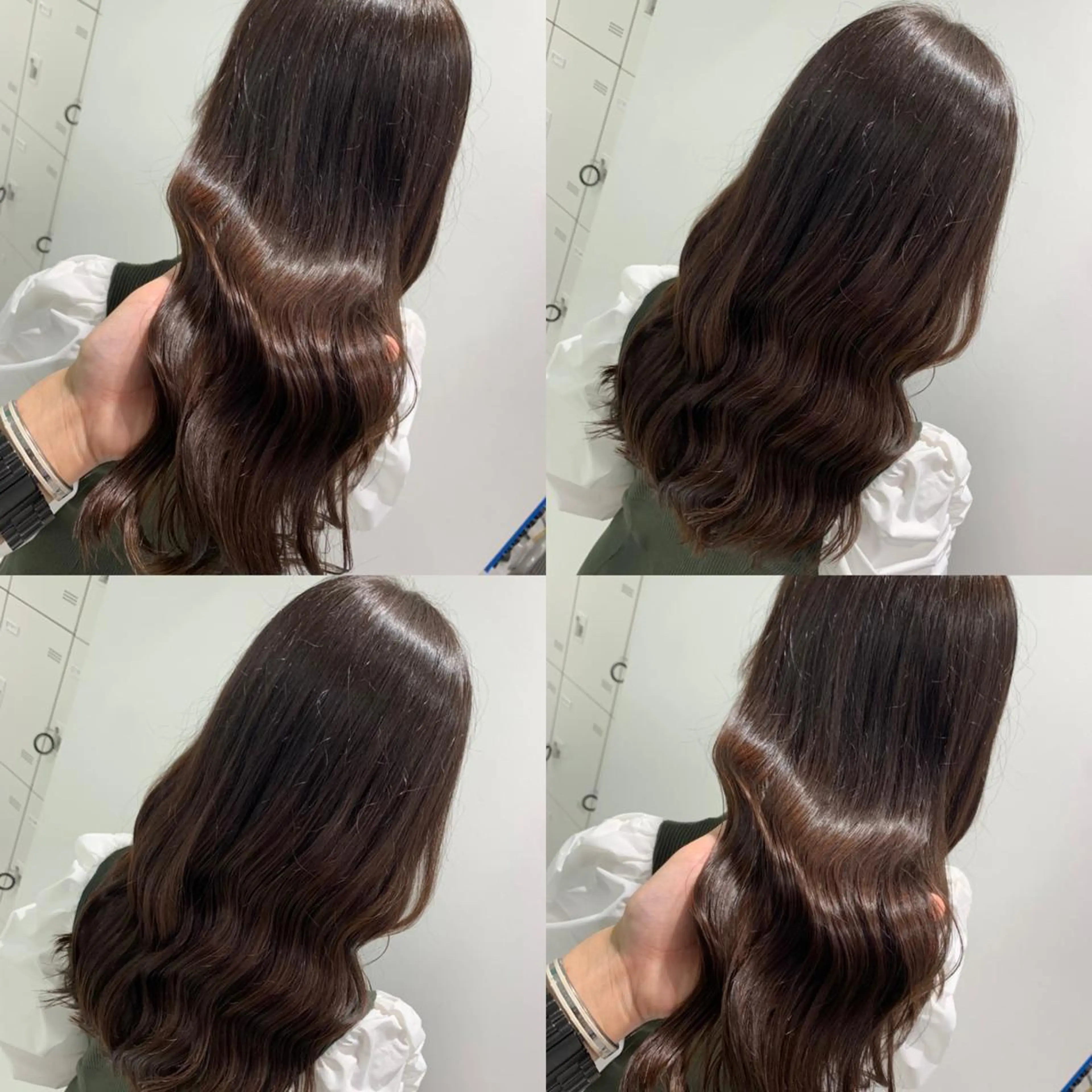 ロング ヘアカラー ヘッドスパ ヘアセット I S所属・🌿透明感カラー‪ 縮毛矯正✨かずきのヘアスタイル