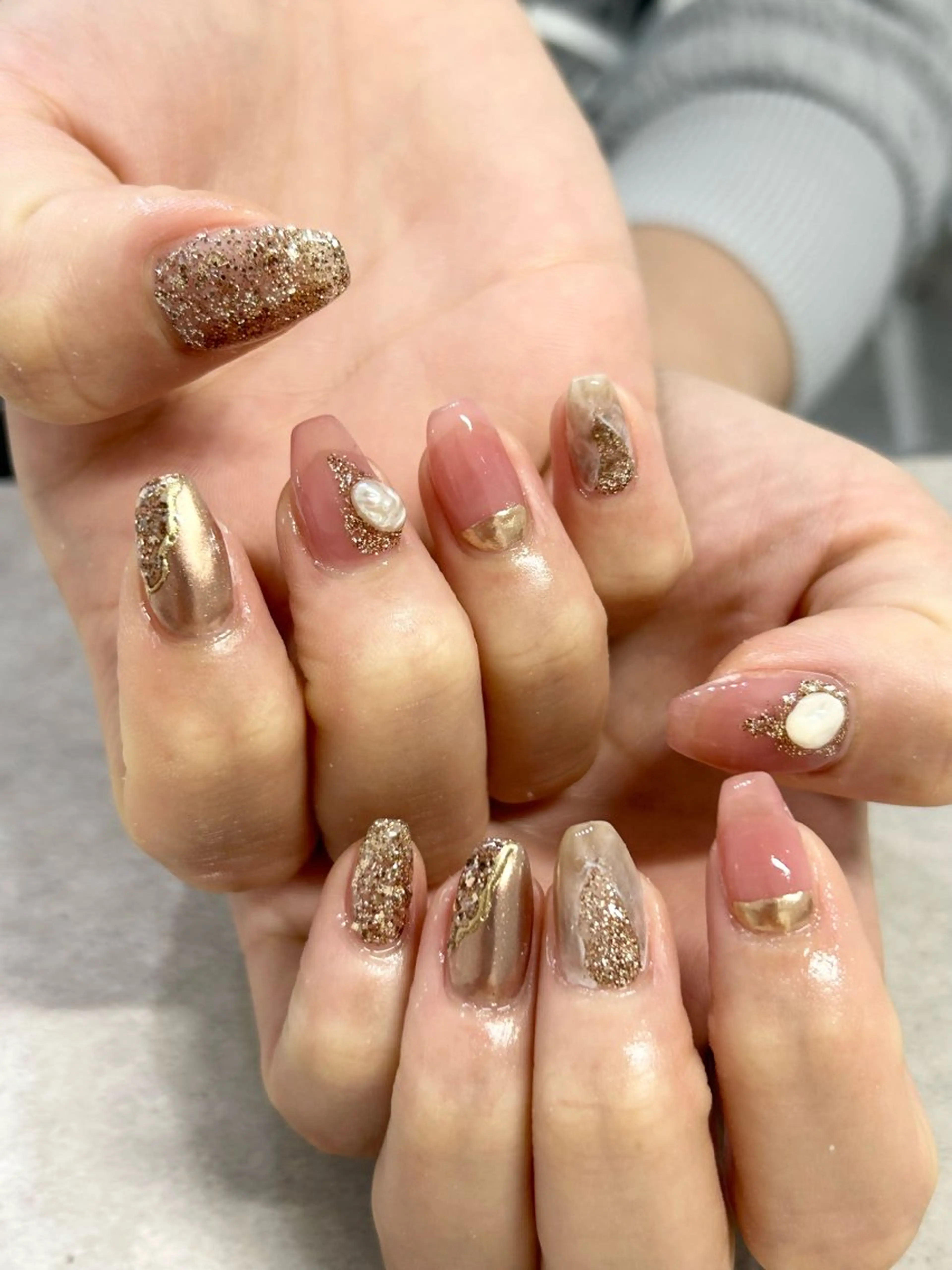 ネイル ニュアンスネイル Ray. byCharmeのネイルデザイン