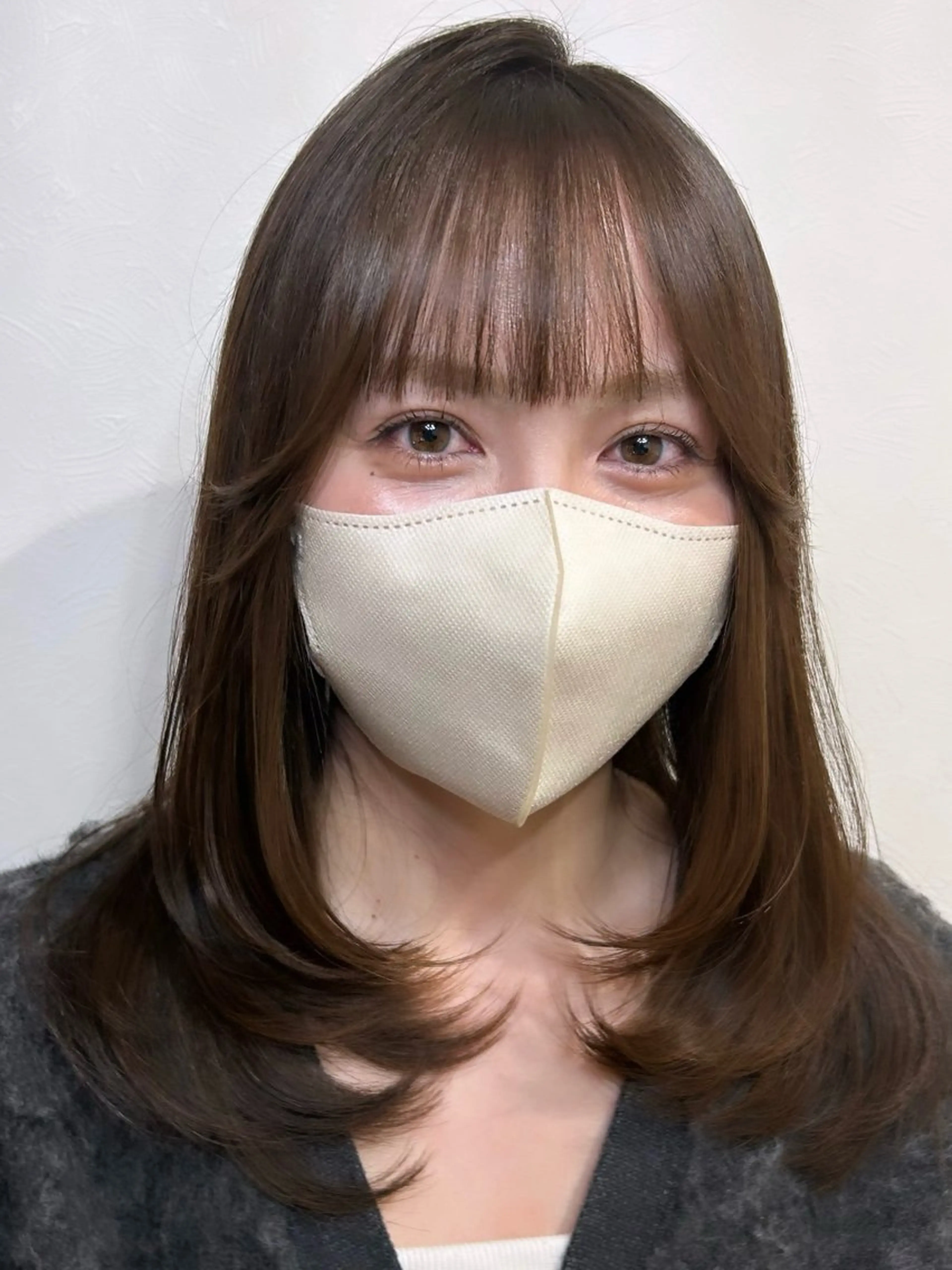 セミロング 剣持友希/高崎 ifh iizukaのヘアスタイル