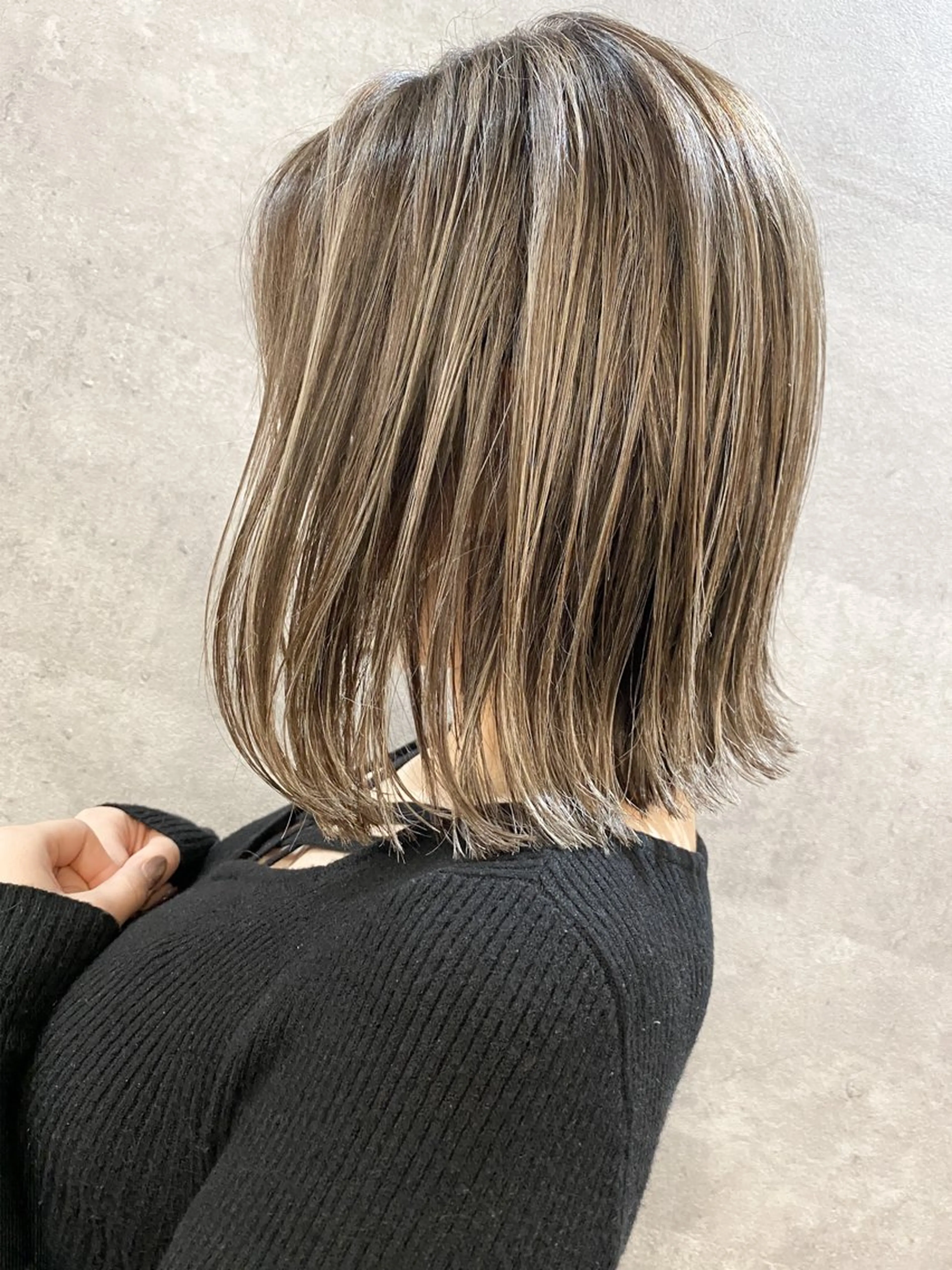 ショート 切りっぱなしボブ ボブ 'oli所属・難波'oli【オリ】 美容室のヘアスタイル