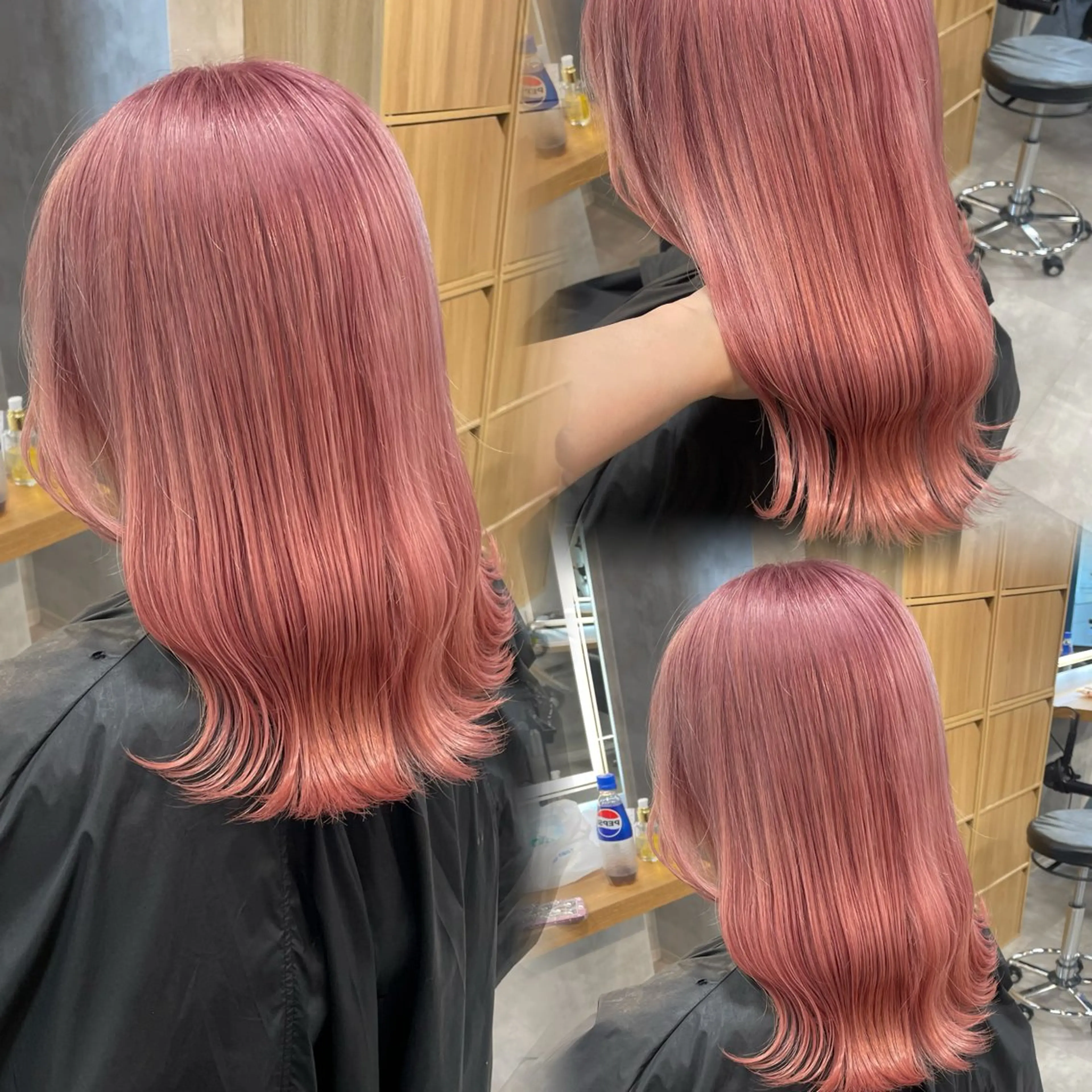 セミロング カラー ヘアカラー トリートメント 透明感カラー/推しカ ラー☁️JURAのヘアスタイル