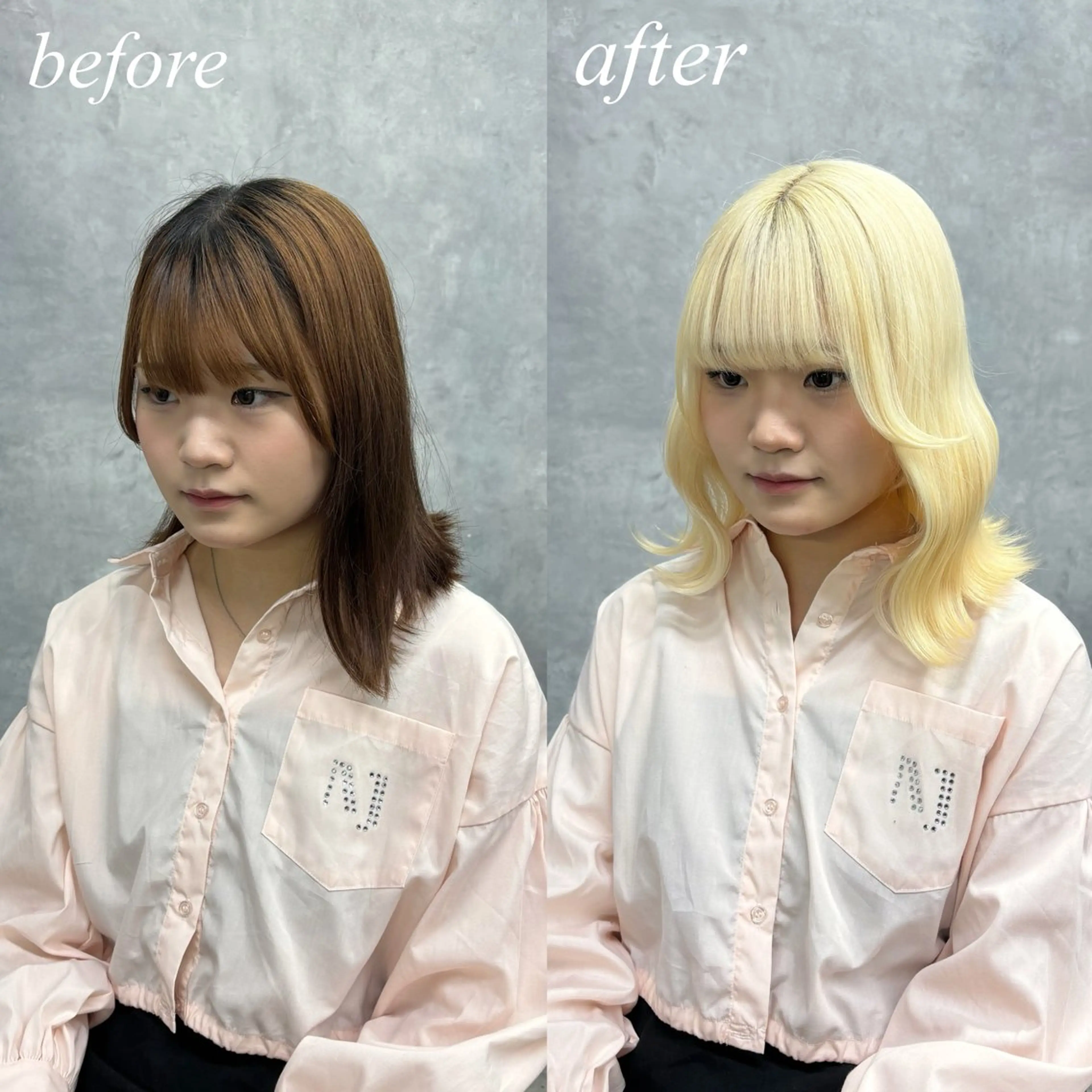 ミディアム カラー ヘアカラー エクステ&"盛れる" 艶髪✨SYURIのヘアスタイル