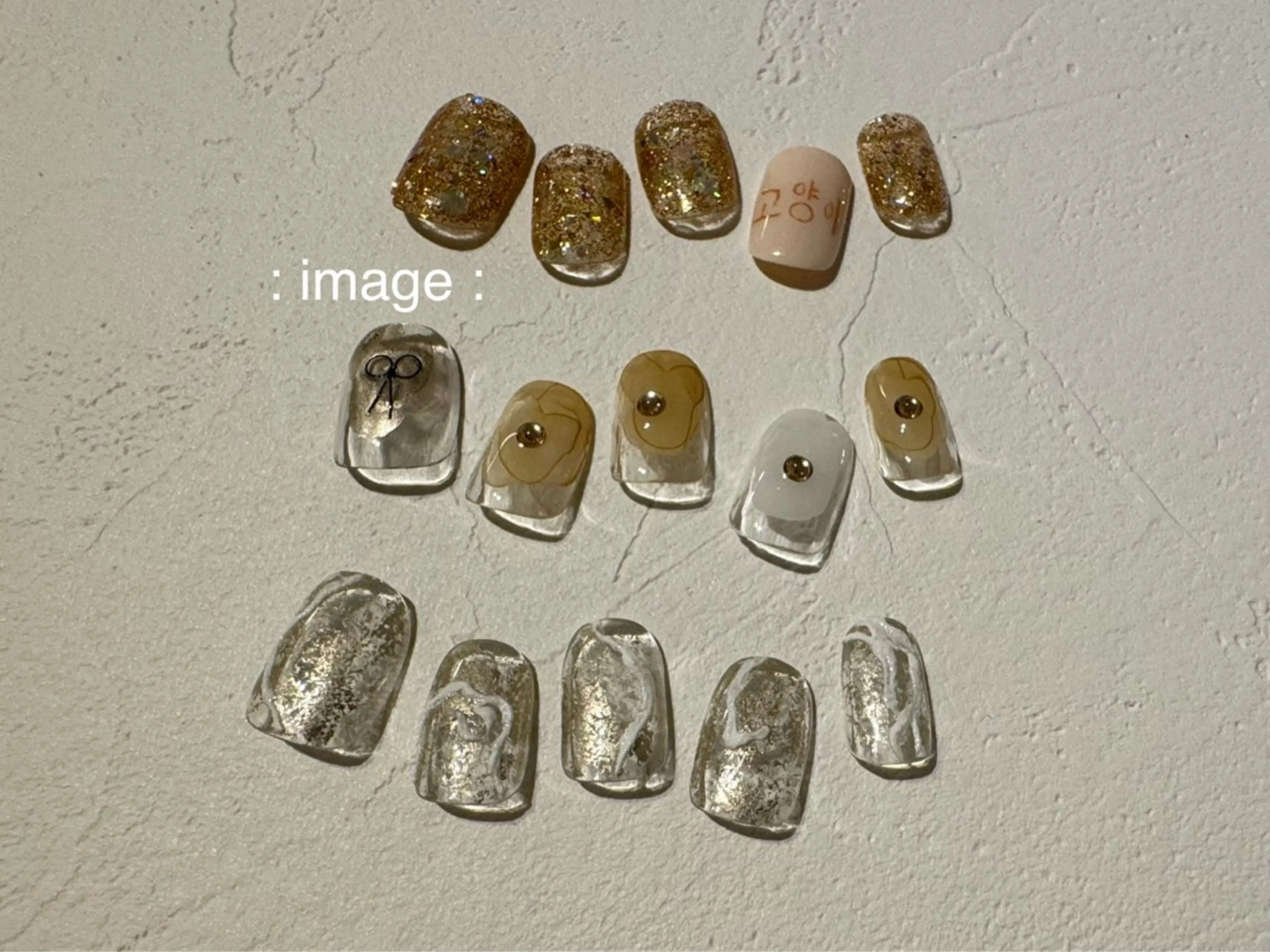 ネイル キラキラネイル 韓国ネイル ニュアンスネイル MARU NAIL Hinaのネイルデザイン