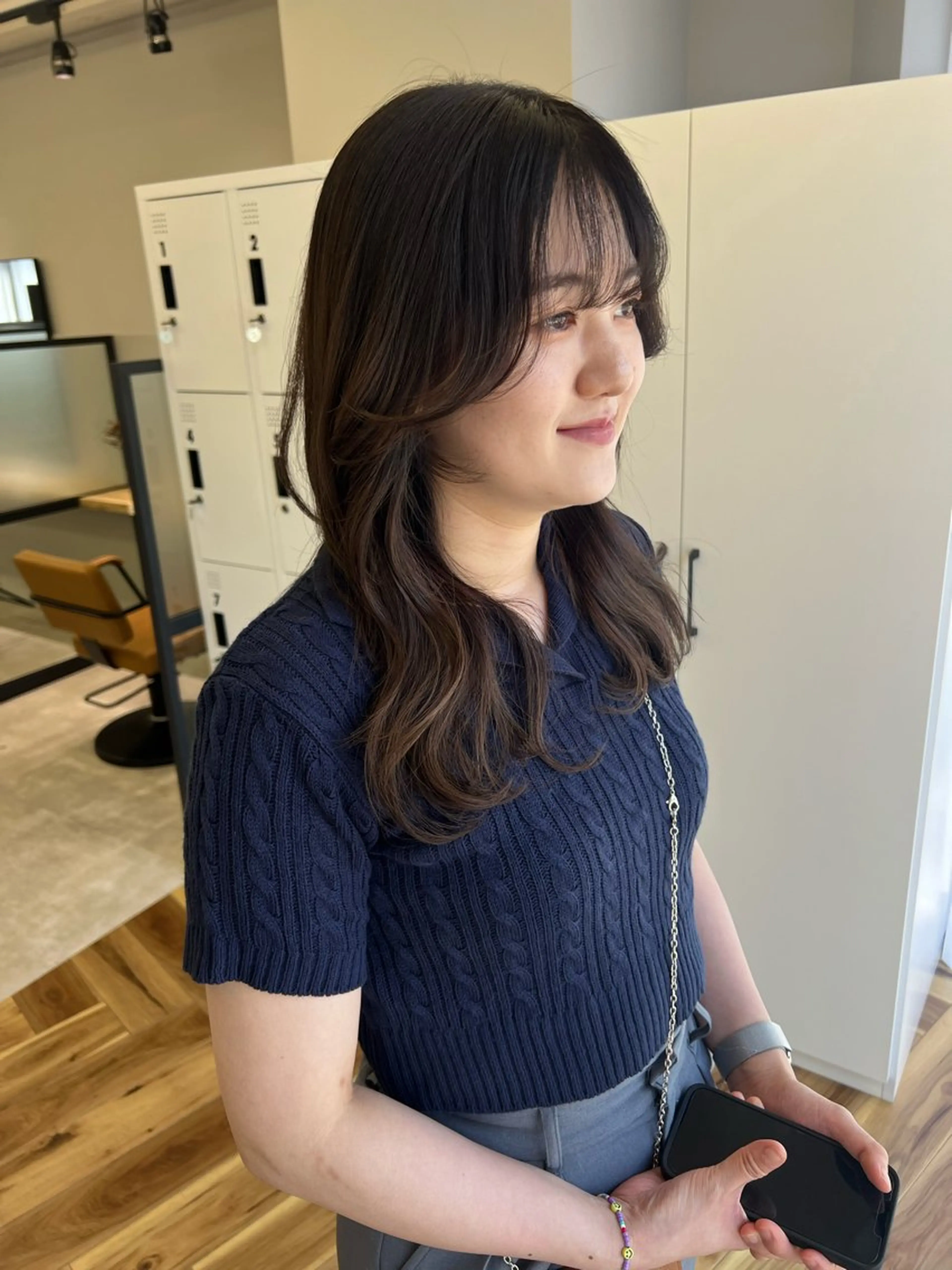 ロング 檜谷 晴のヘアスタイル