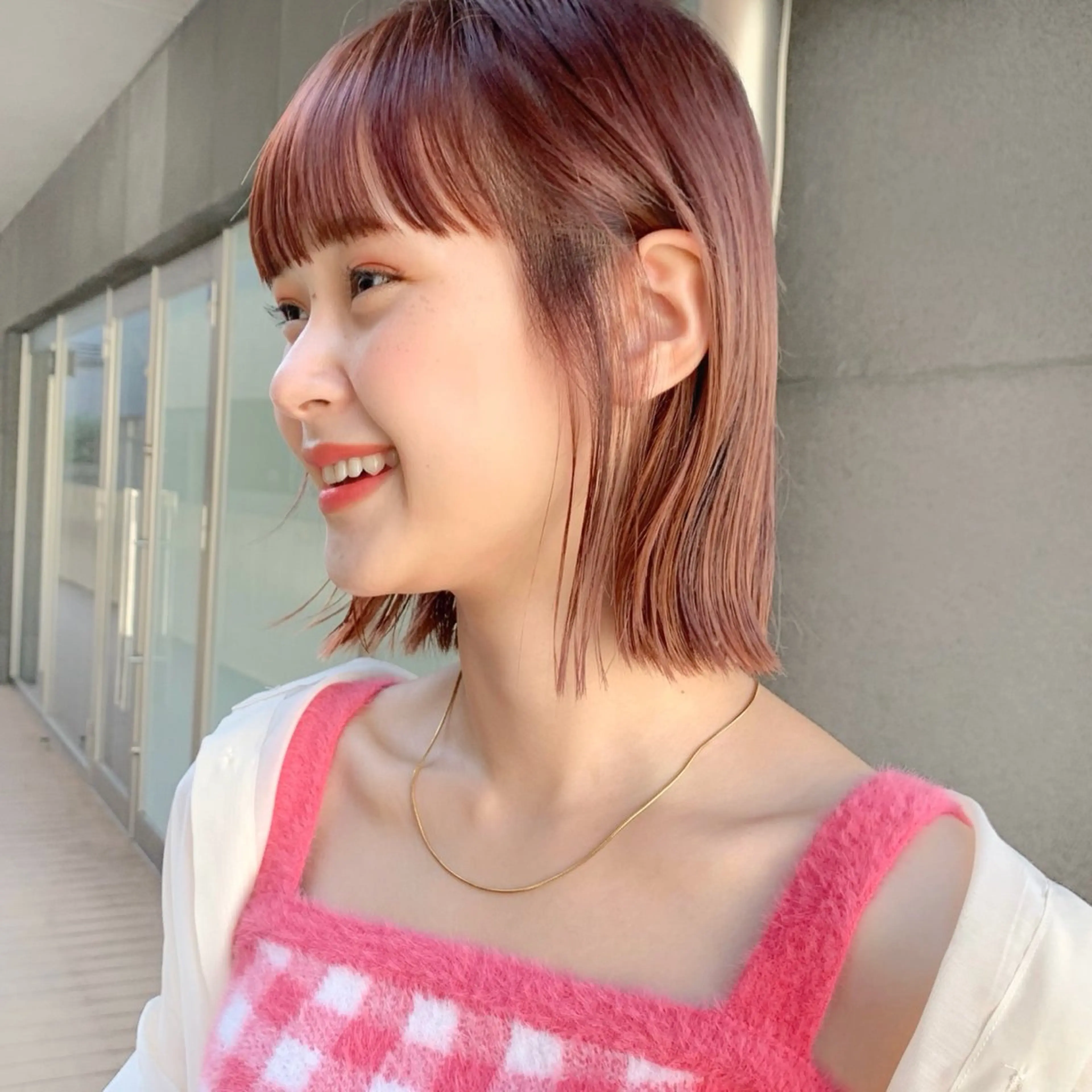 【💗暖色カラー限定💗】【ボブ限定】カット+ワンカラーの写真