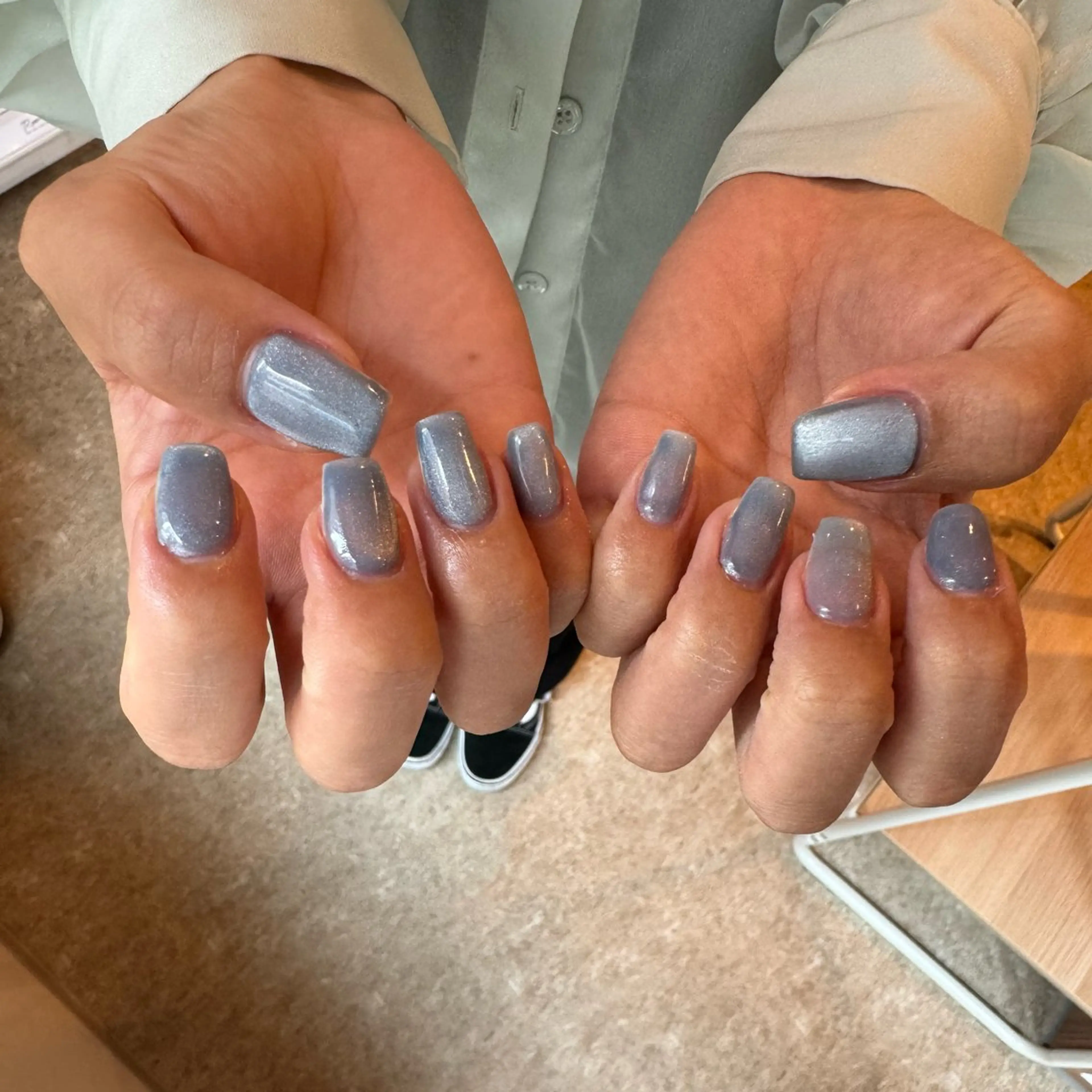 ネイル マグネットネイル マグネットワンカラー ワンカラーネイル .Etel atelier.のネイルデザイン