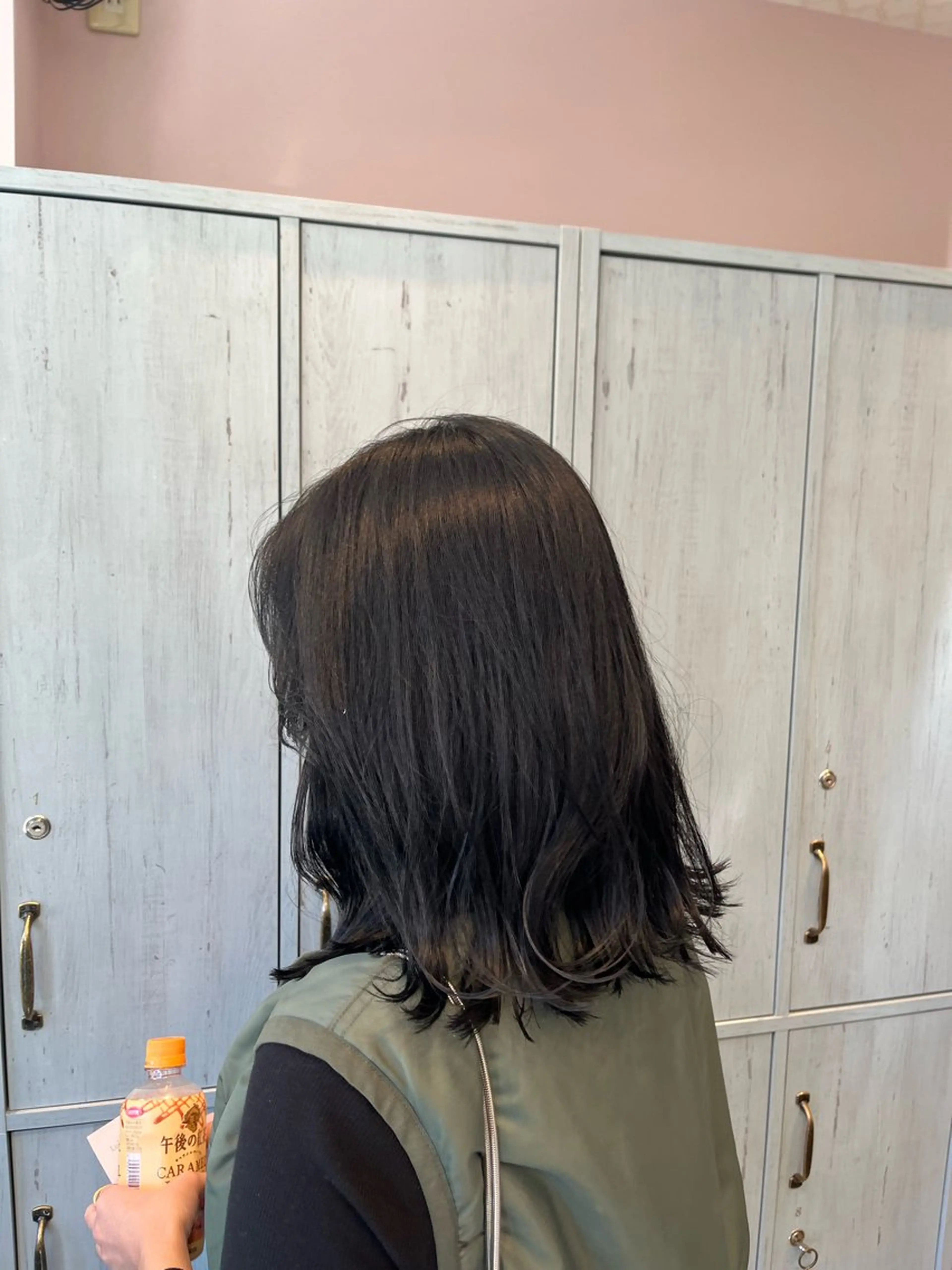 ミディアム カラー カット ヘアカラー レイヤー/透明感/髪 質改善/メンズ/佐藤のヘアスタイル