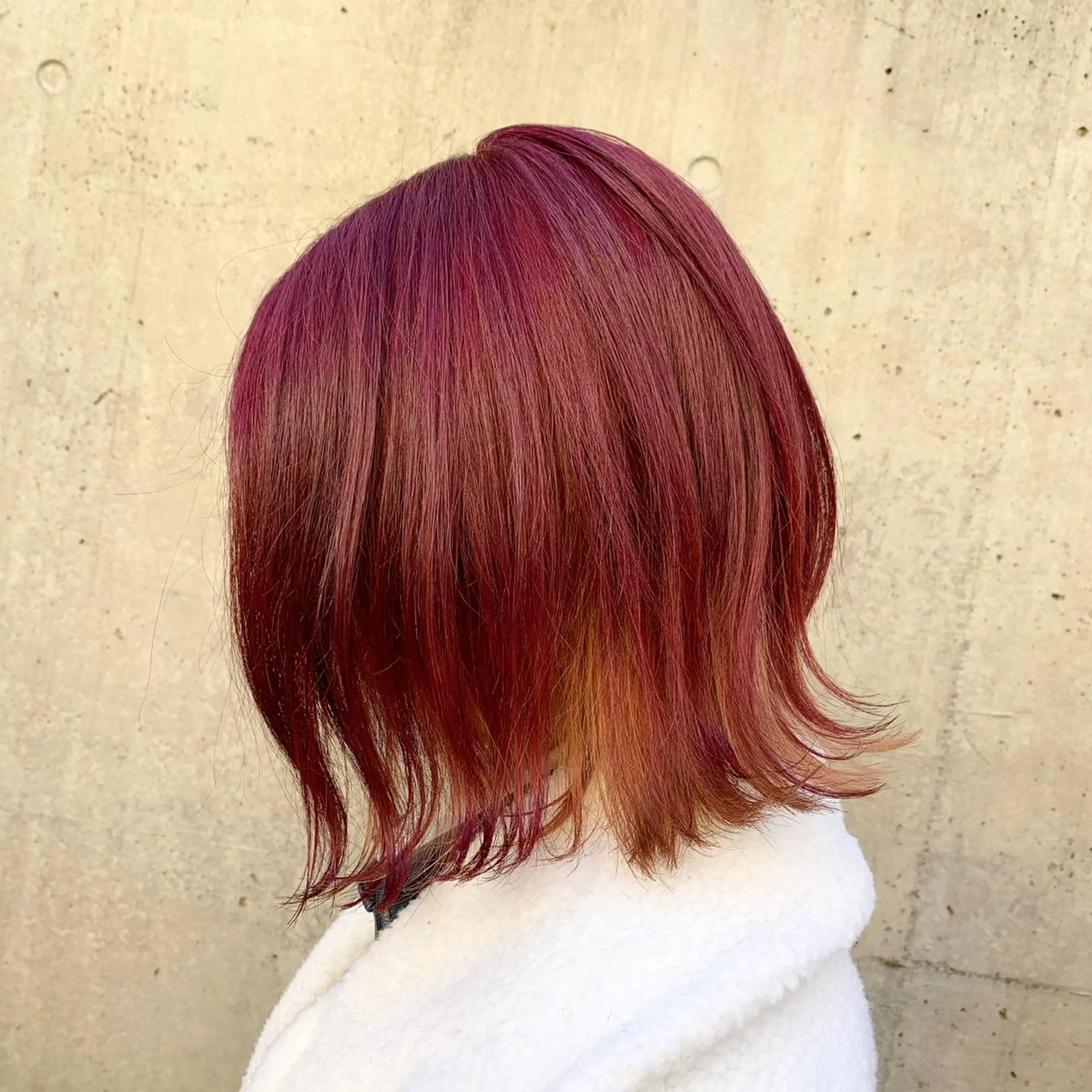 ミディアム カラー ブリーチ カット ヘアカラー 🌷お洒落推しカラー moe🐰🌷のヘアスタイル