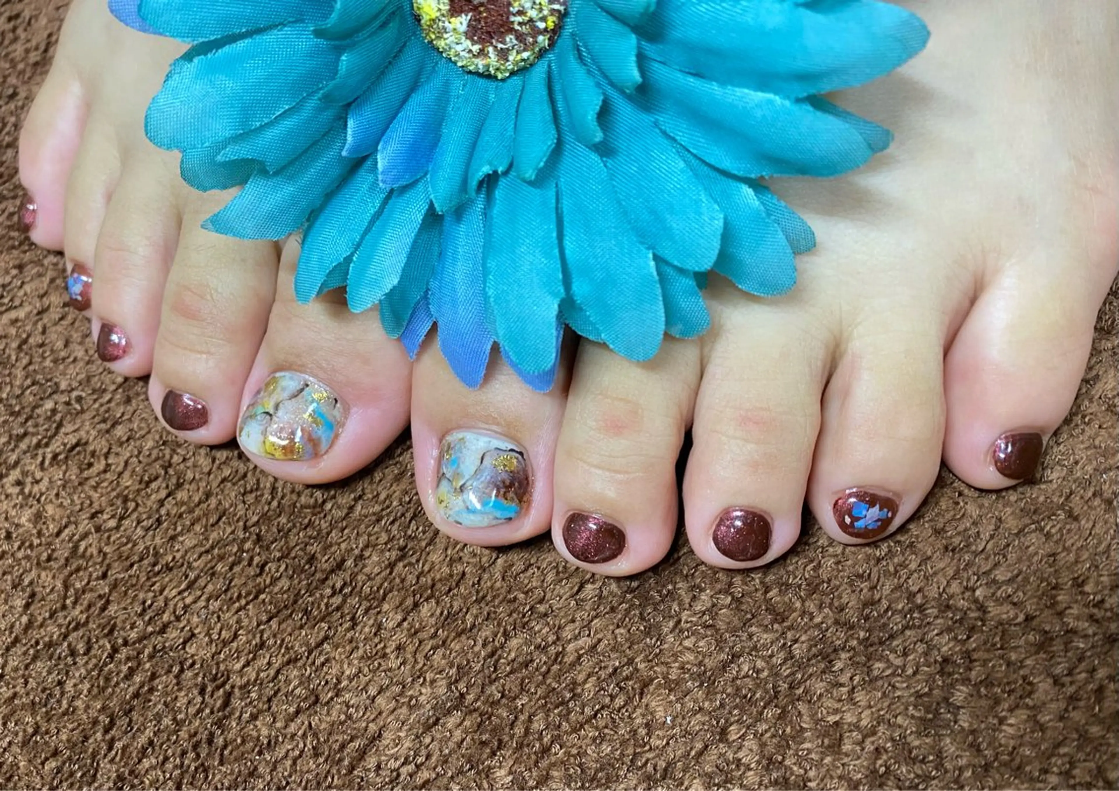 ネイル フットネイル Glanz  Nail aのネイルデザイン
