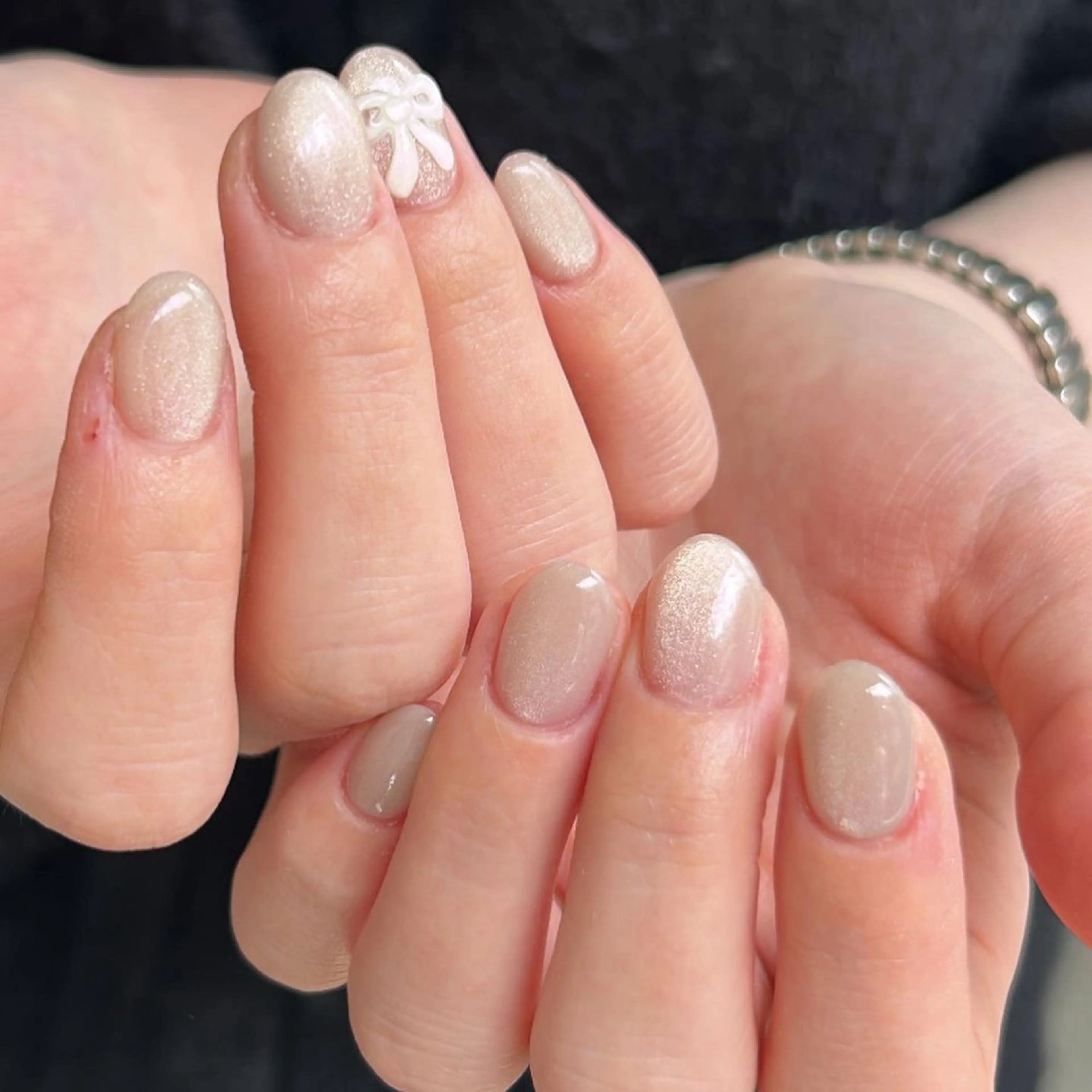 ネイル 氷ネイル・うるうるネイル マグネットネイル Etel atelier.のネイルデザイン