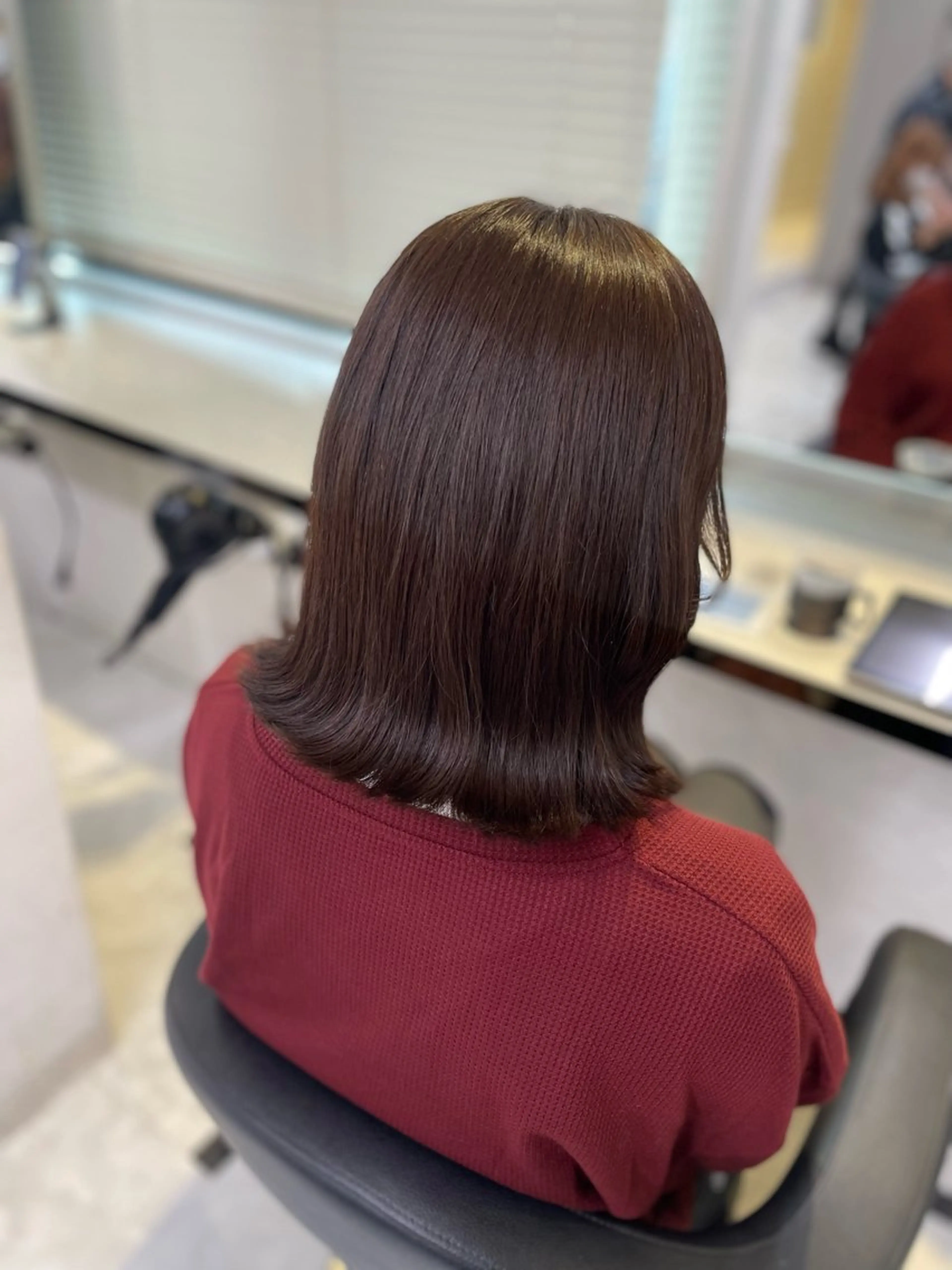 ミディアム カット ヘッドスパ ヘアセット うる艶トレンドヘア 🕊️上野BABYのヘアスタイル