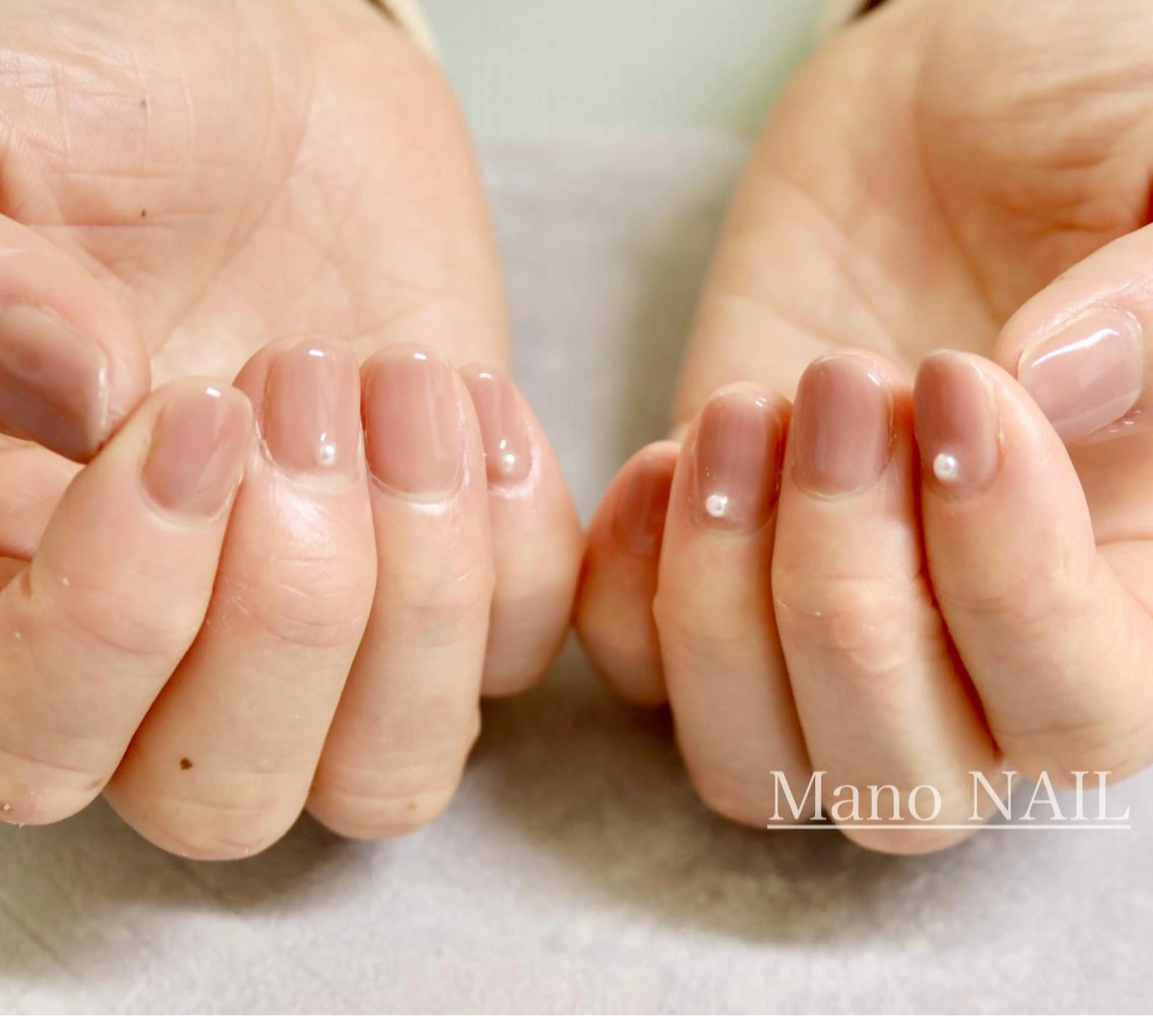 ネイル ワンカラーネイル ハンドネイル Mano NAILのネイルデザイン