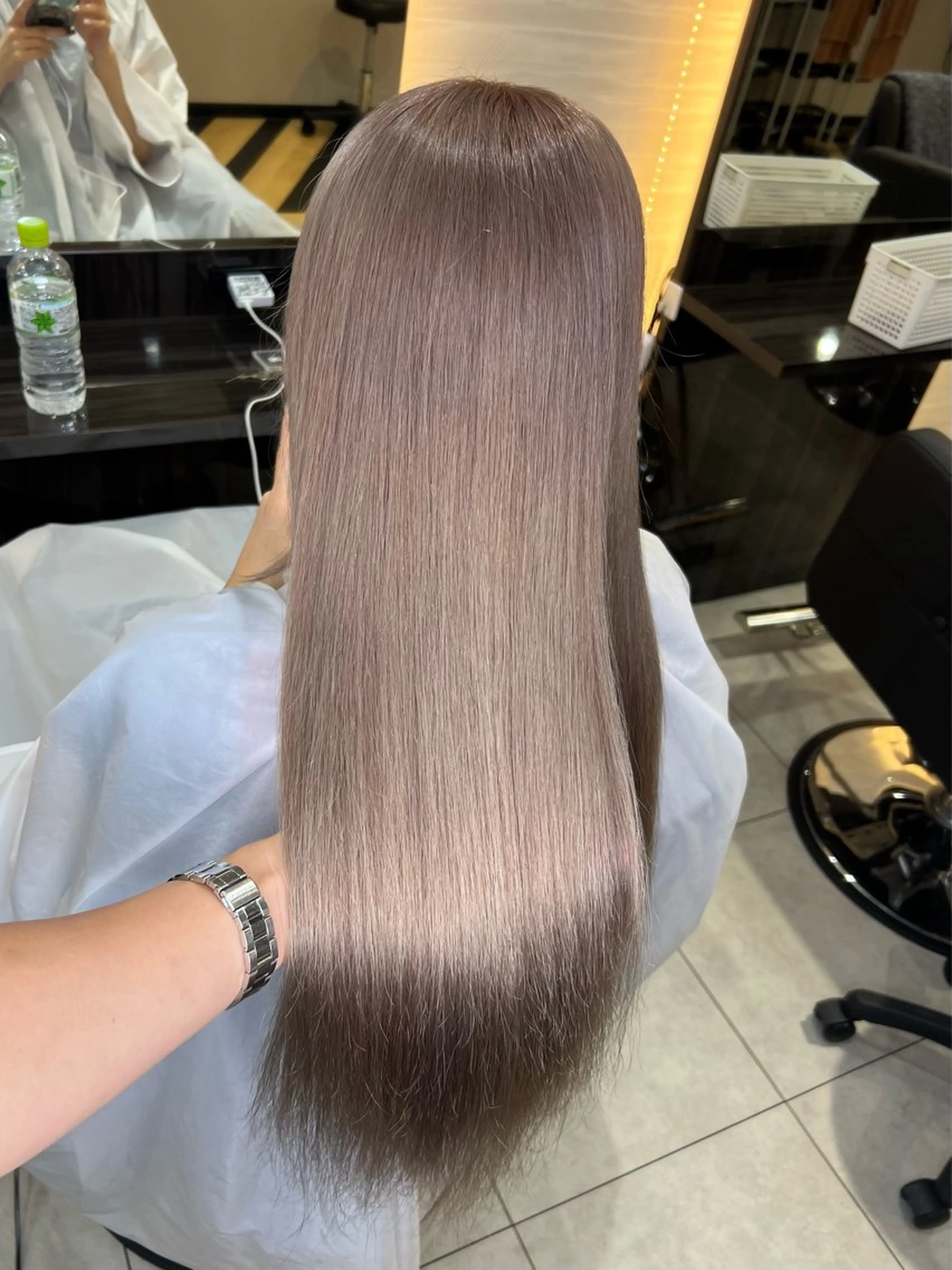 ロング ヘアカラー トリートメント 🌈カラー特化 ハイトーンけいと🌈のヘアスタイル