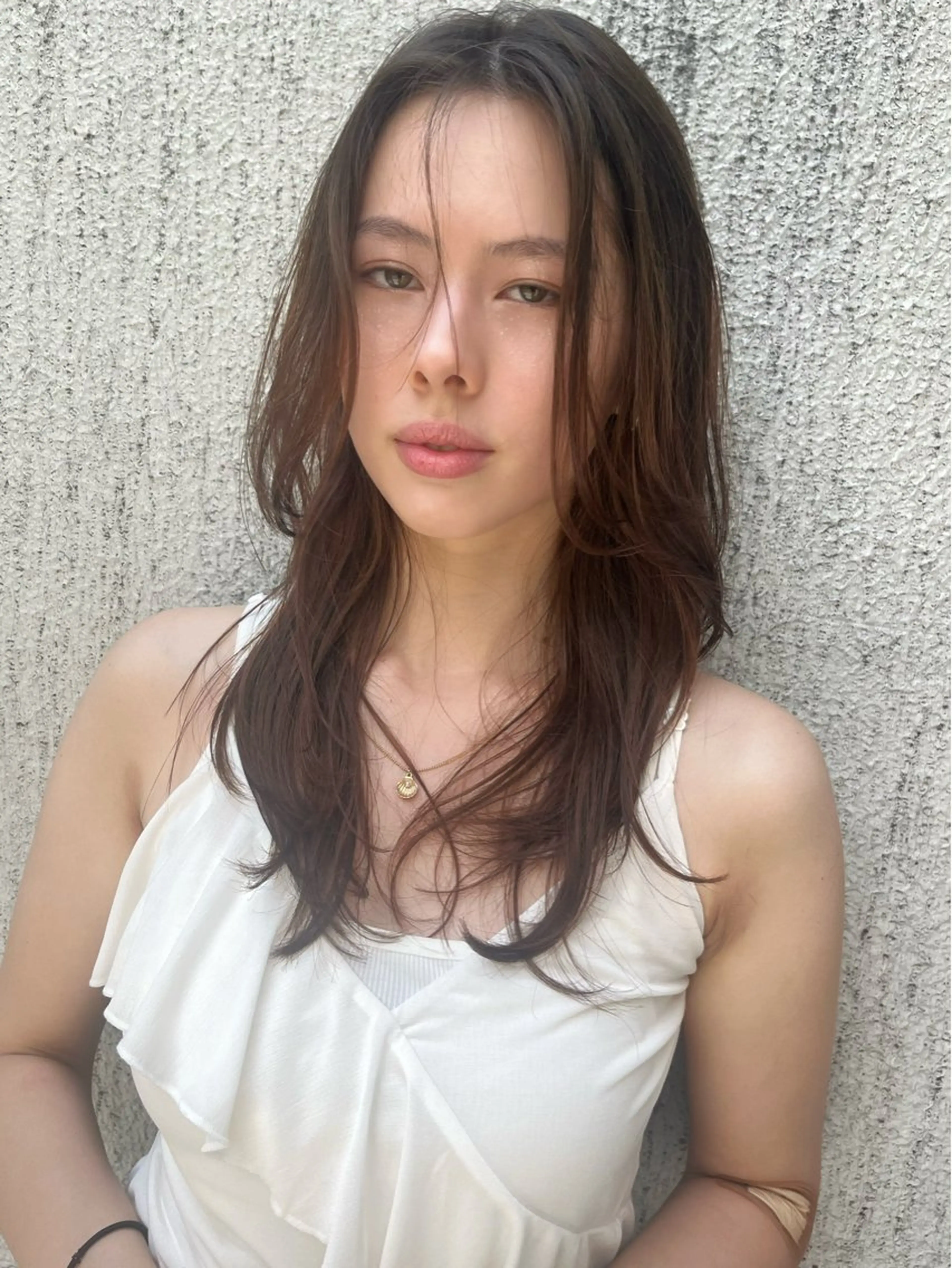 セミロング セミロングレイヤー レイヤーカット 田畑 優希のヘアスタイル