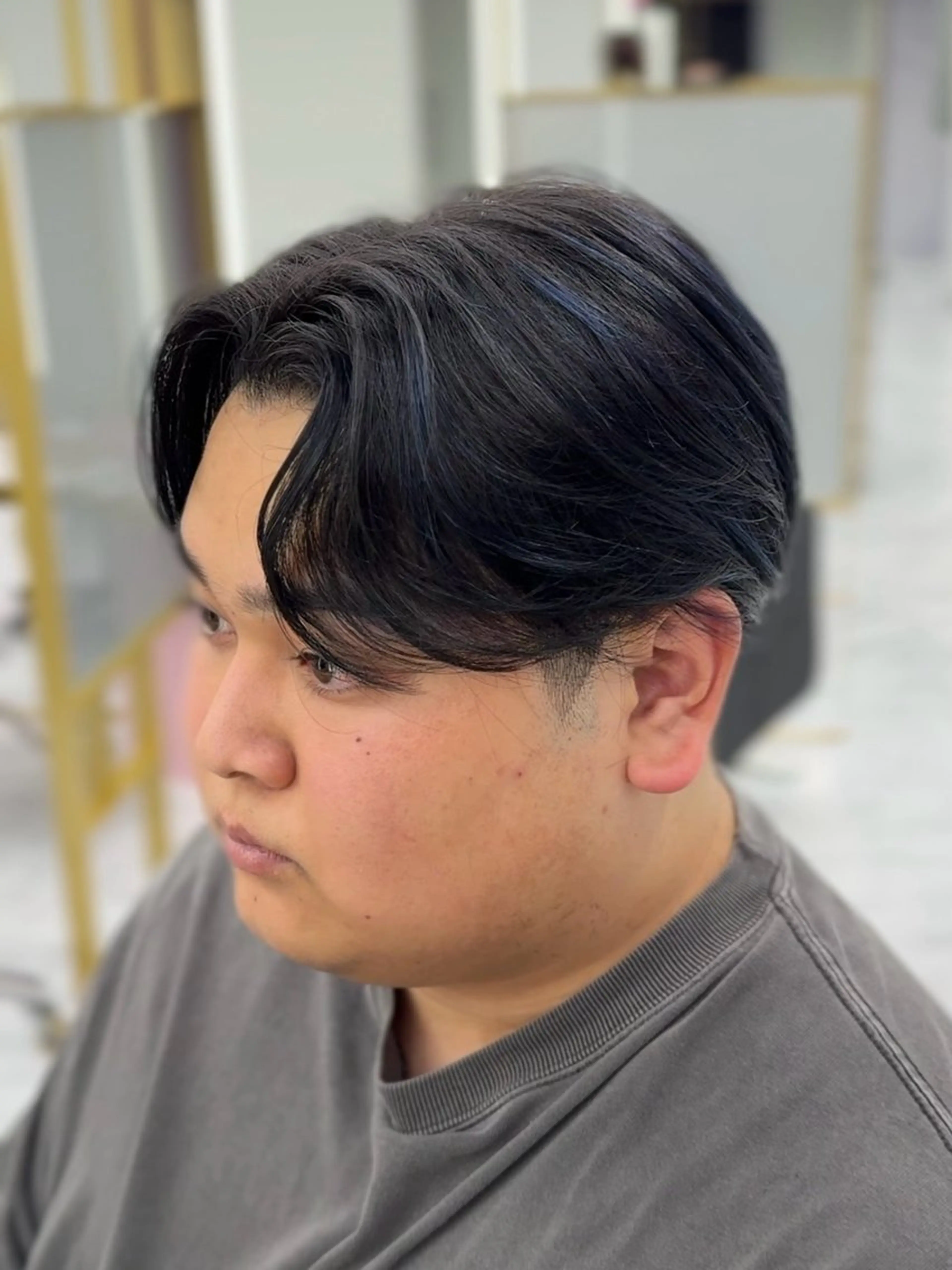 カラー メンズ カット ヘアカラー トリートメント 𝐚𝐨𝐢 メンズ ‪‪/メッシュのヘアスタイル
