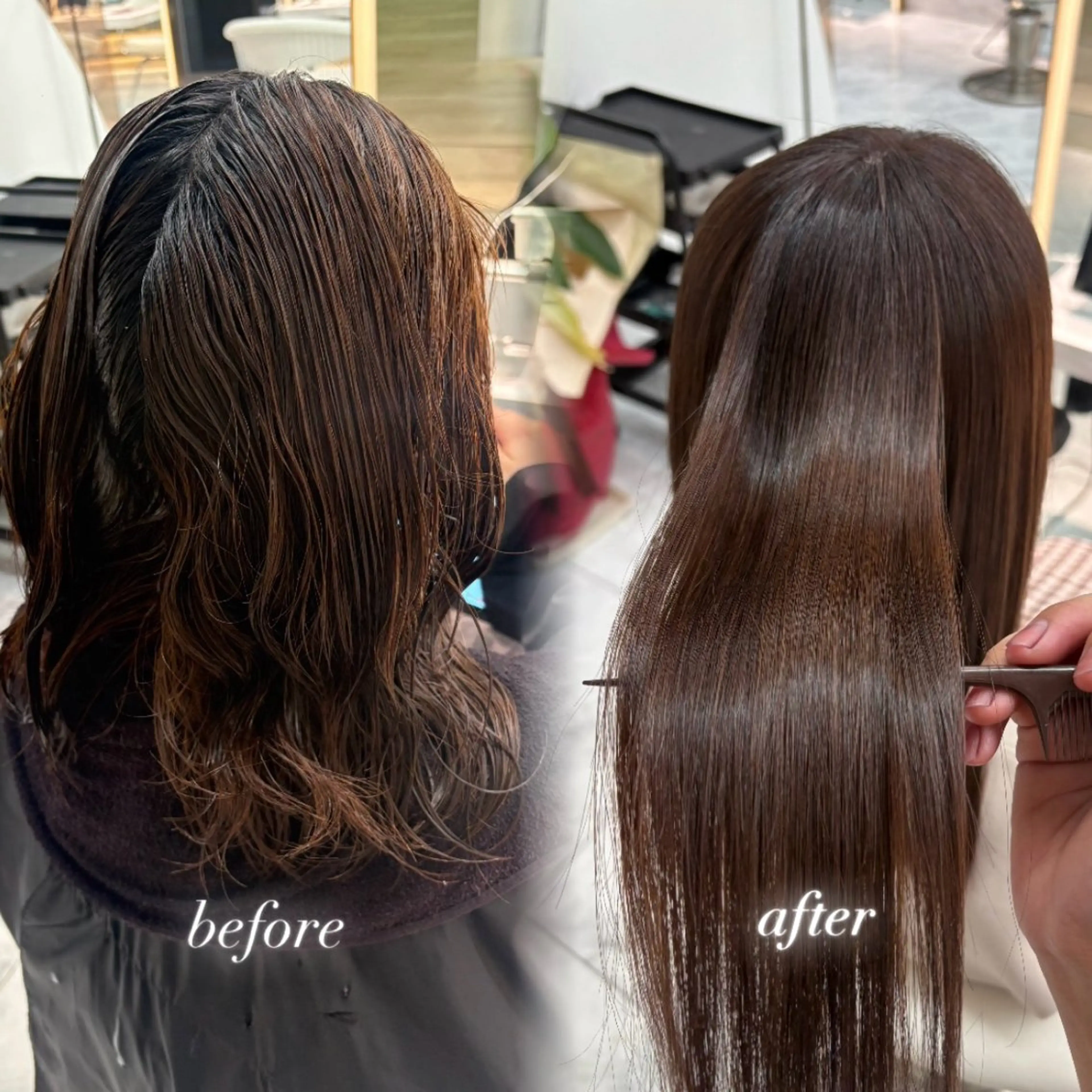 カラー sayaka /西新🛋のヘアスタイル