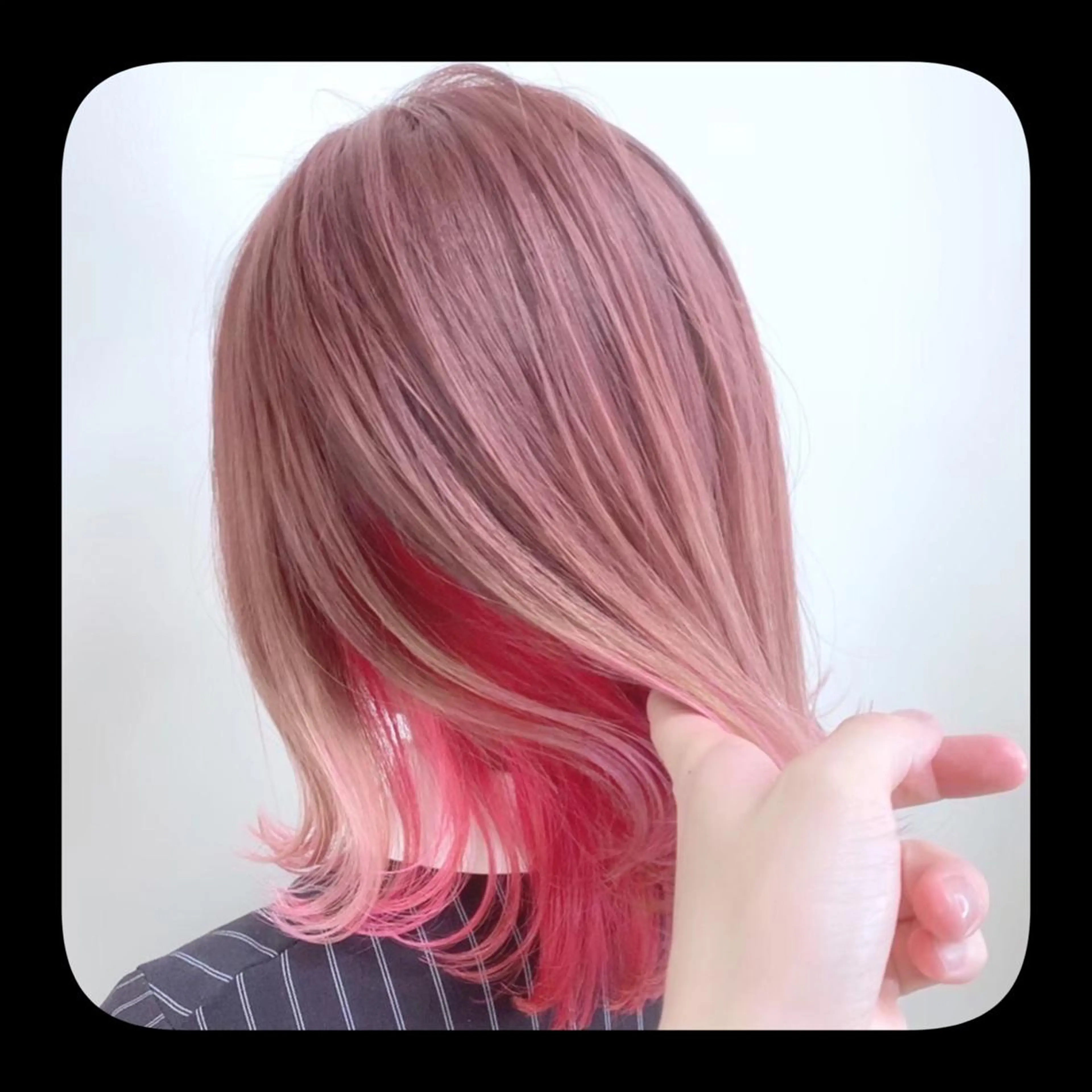 ロング カラー ヘアアレンジ インナーカラー 🦄アイリスト💐 小澤　愛蘭のマツエク・マツパデザイン