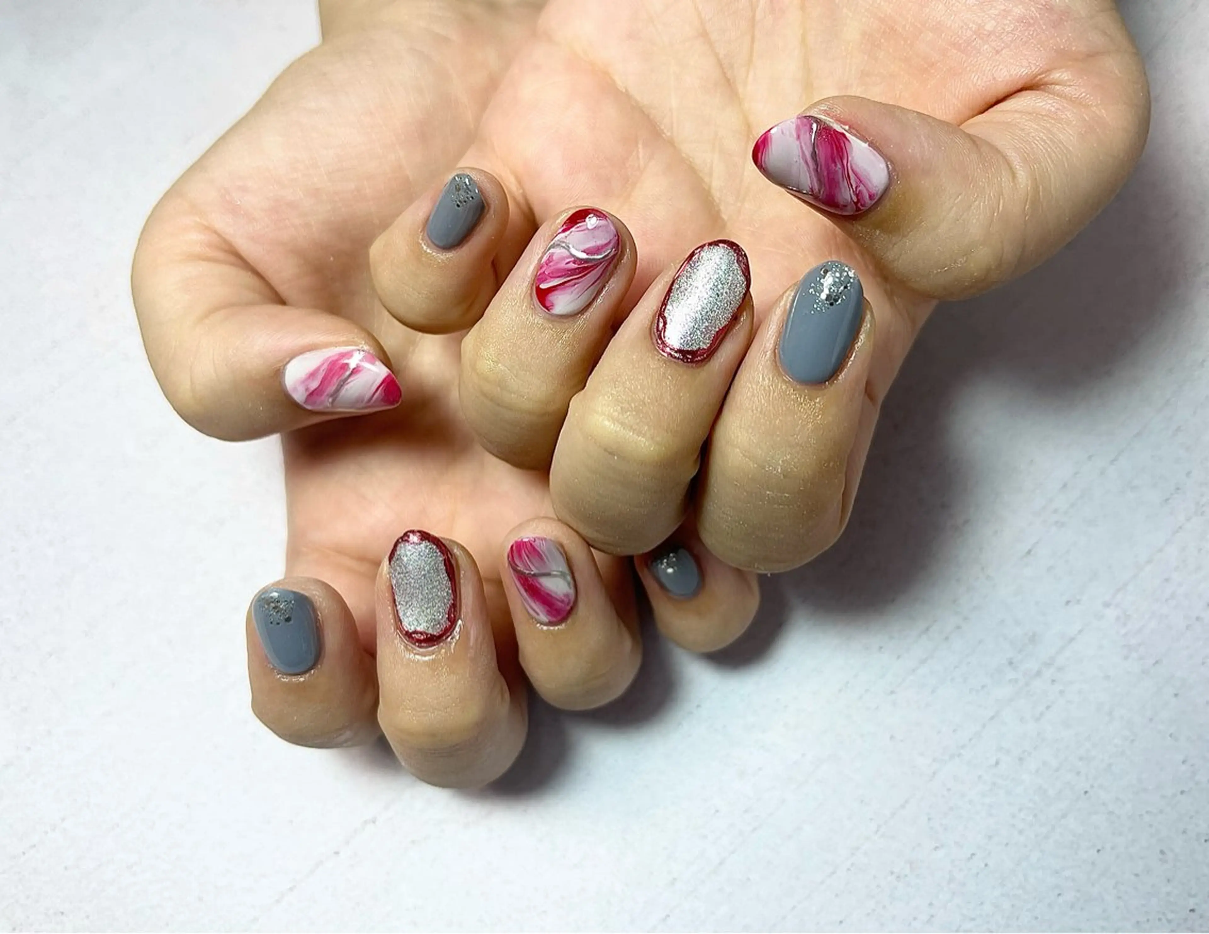 ネイル アートネイル ハンドネイル more Private Nail Salon所属・K. makiのネイルデザイン