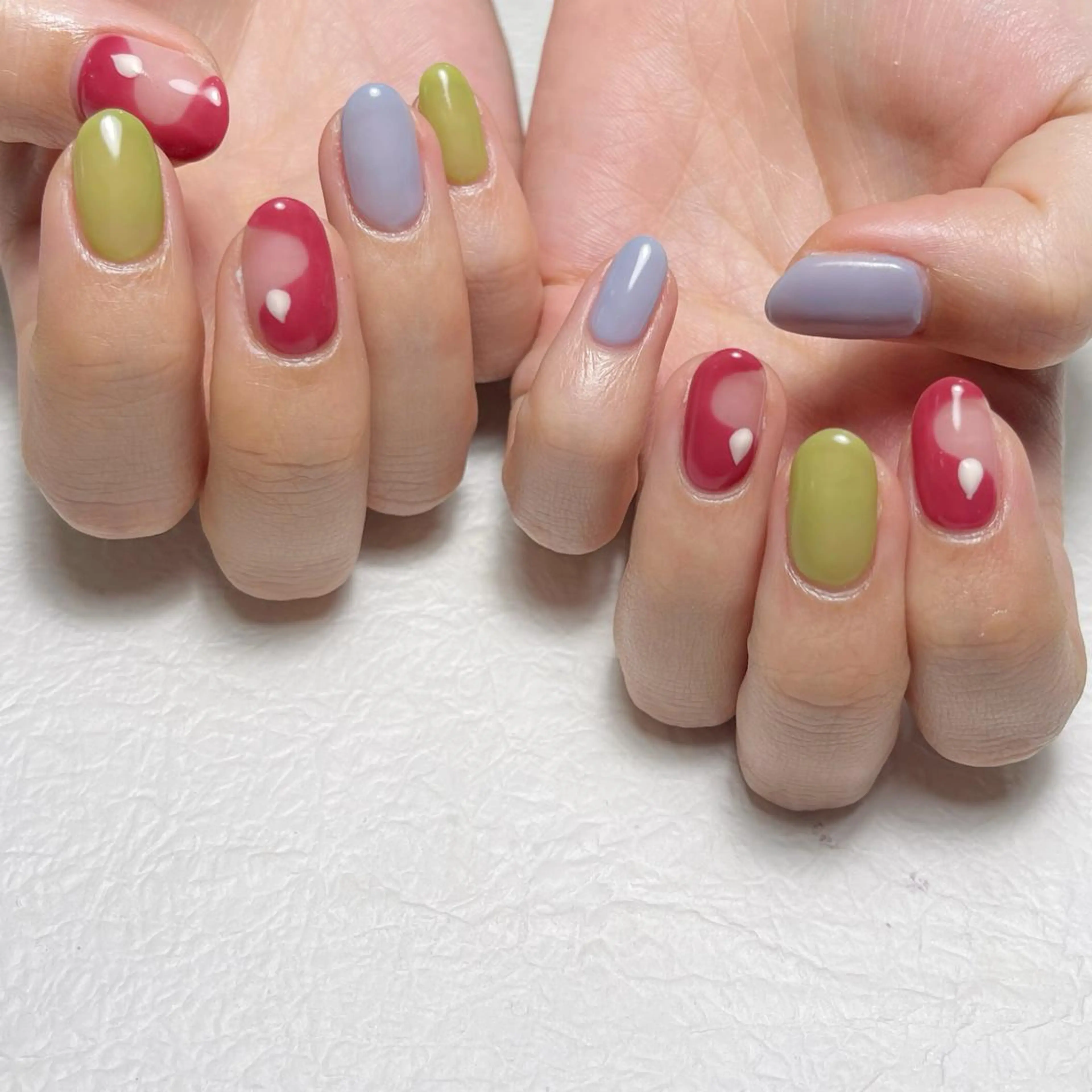 ネイル アートネイル フットネイル ジェルネイル キラキラネイル 韓国ネイル Y nail なんば堀江店のネイルデザイン