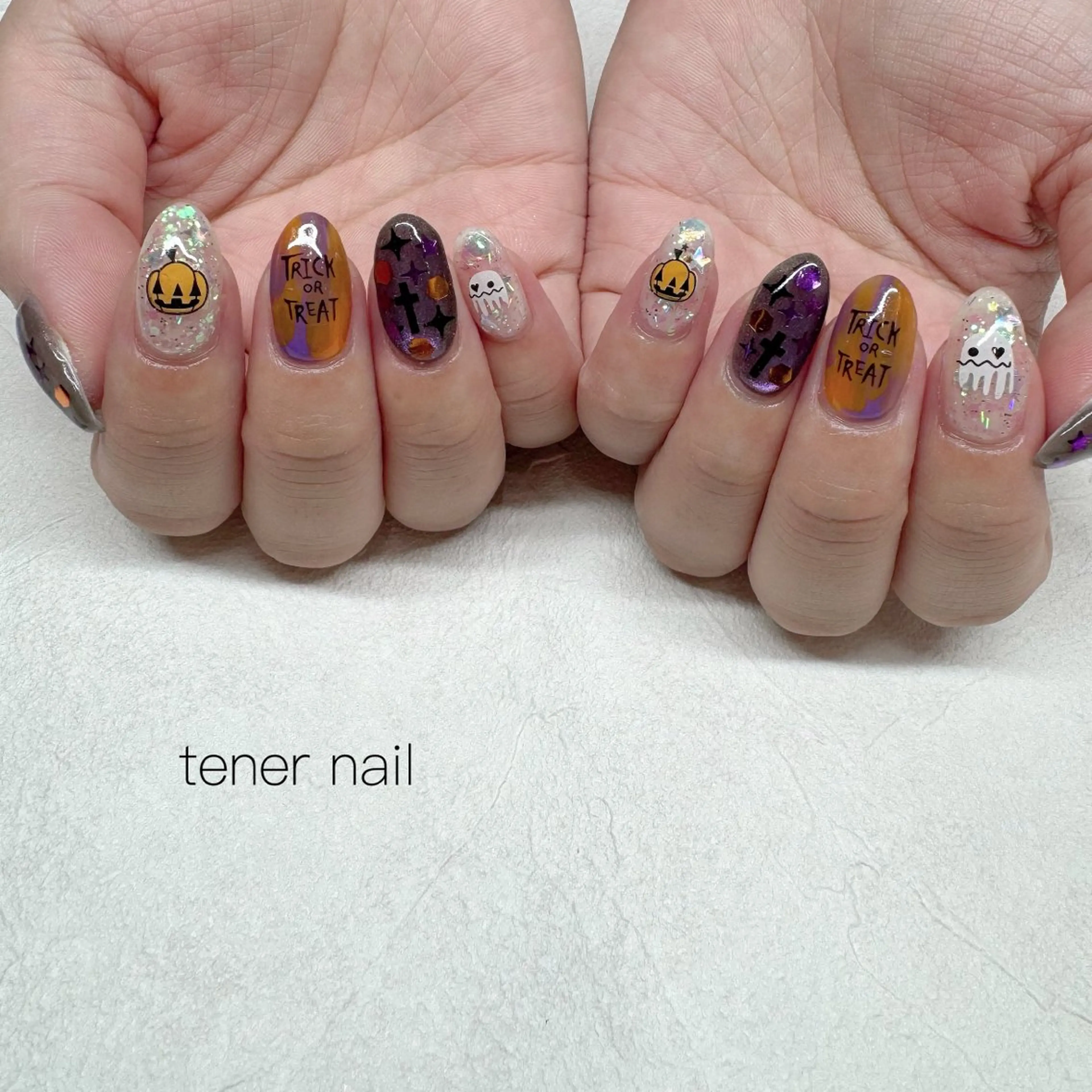 ネイル ハロウィン ハンドネイル tener  nail  テネルネイル所属・テネルネイル tener nailのネイルデザイン