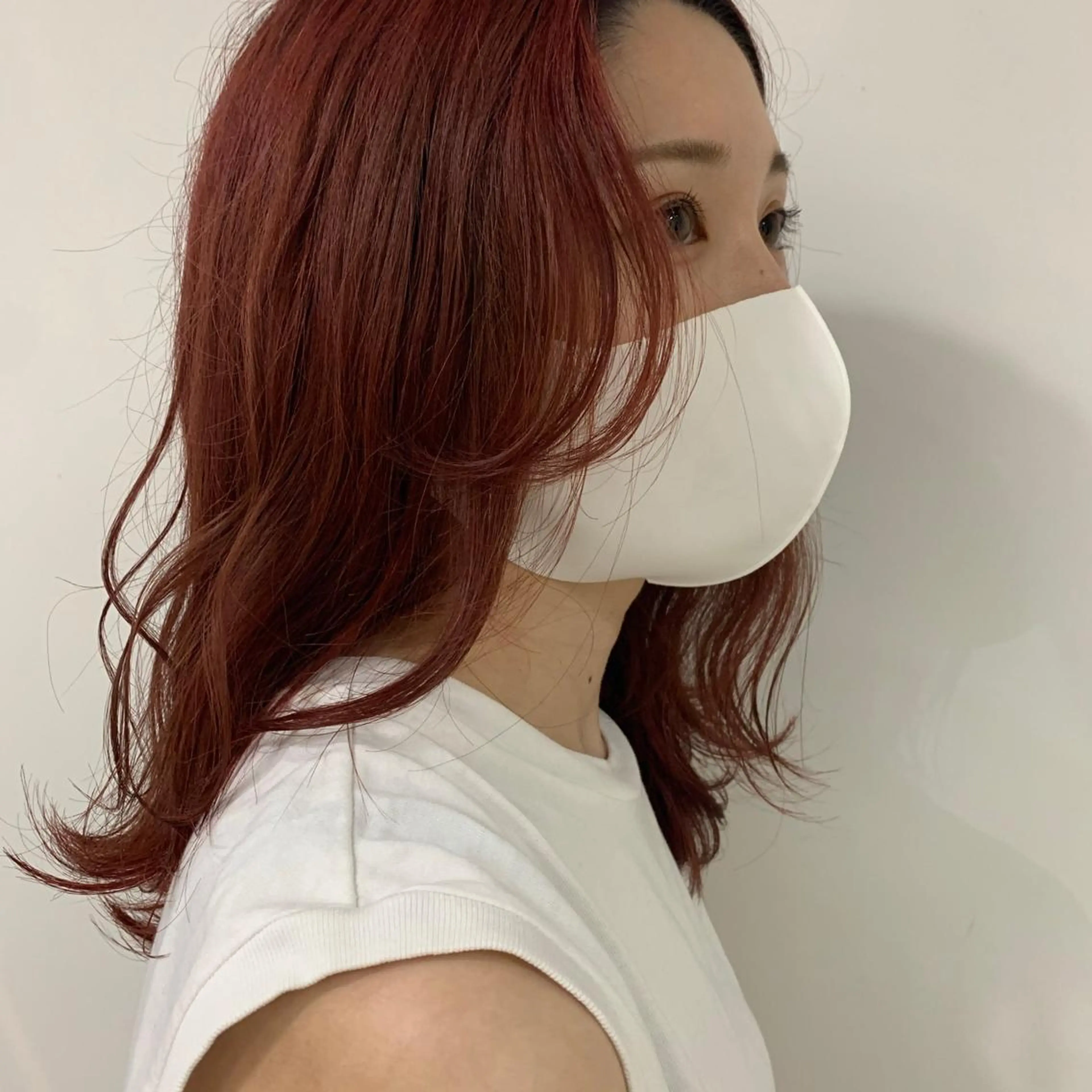 ロング カラー ヘアアレンジ 顔周りカット メンズカットモデル/ 梅田美容室/runaのヘアスタイル
