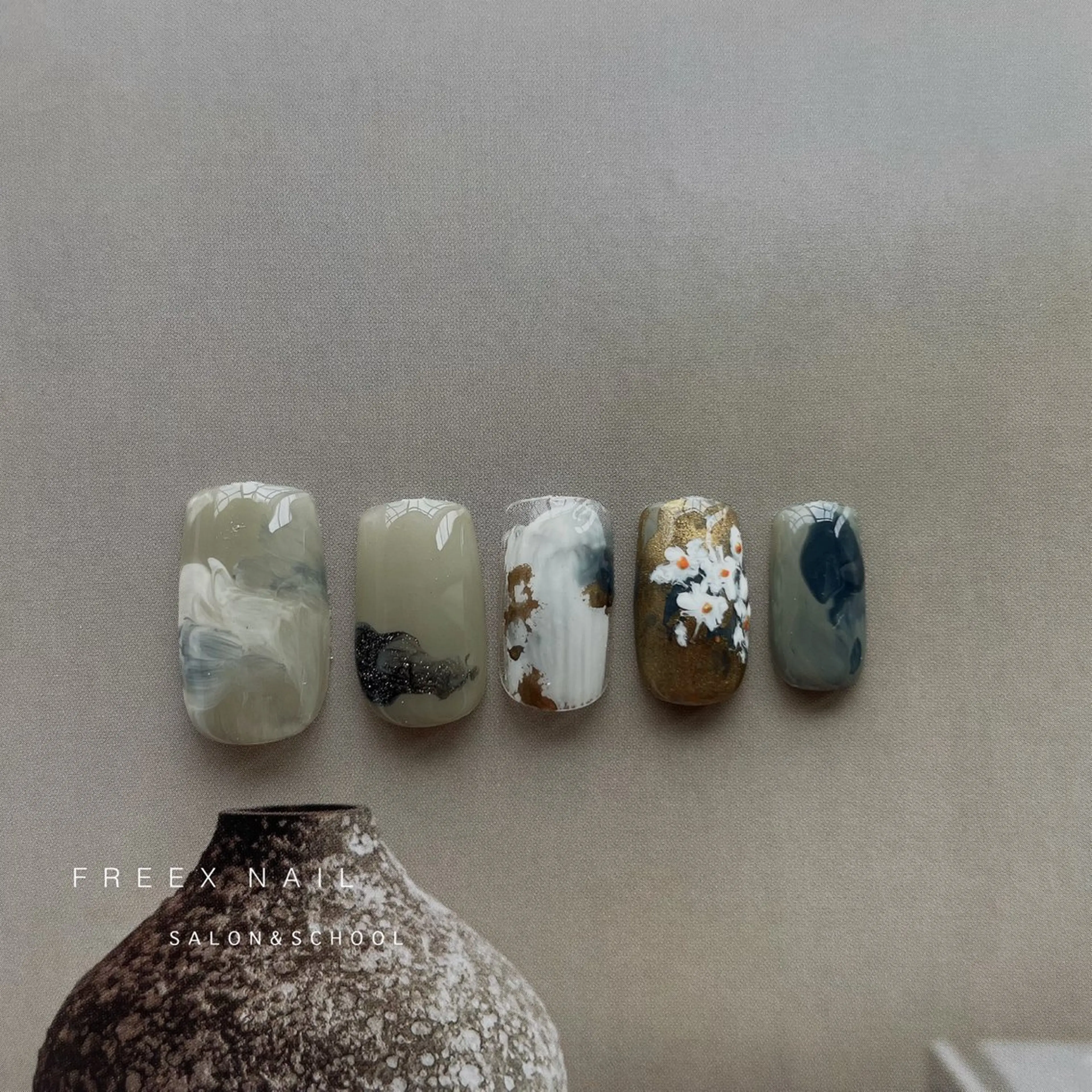 ネイル ハンドネイル ハンドケア Freex nail所属・freex nail /ニュアンス/個性派のネイルデザイン