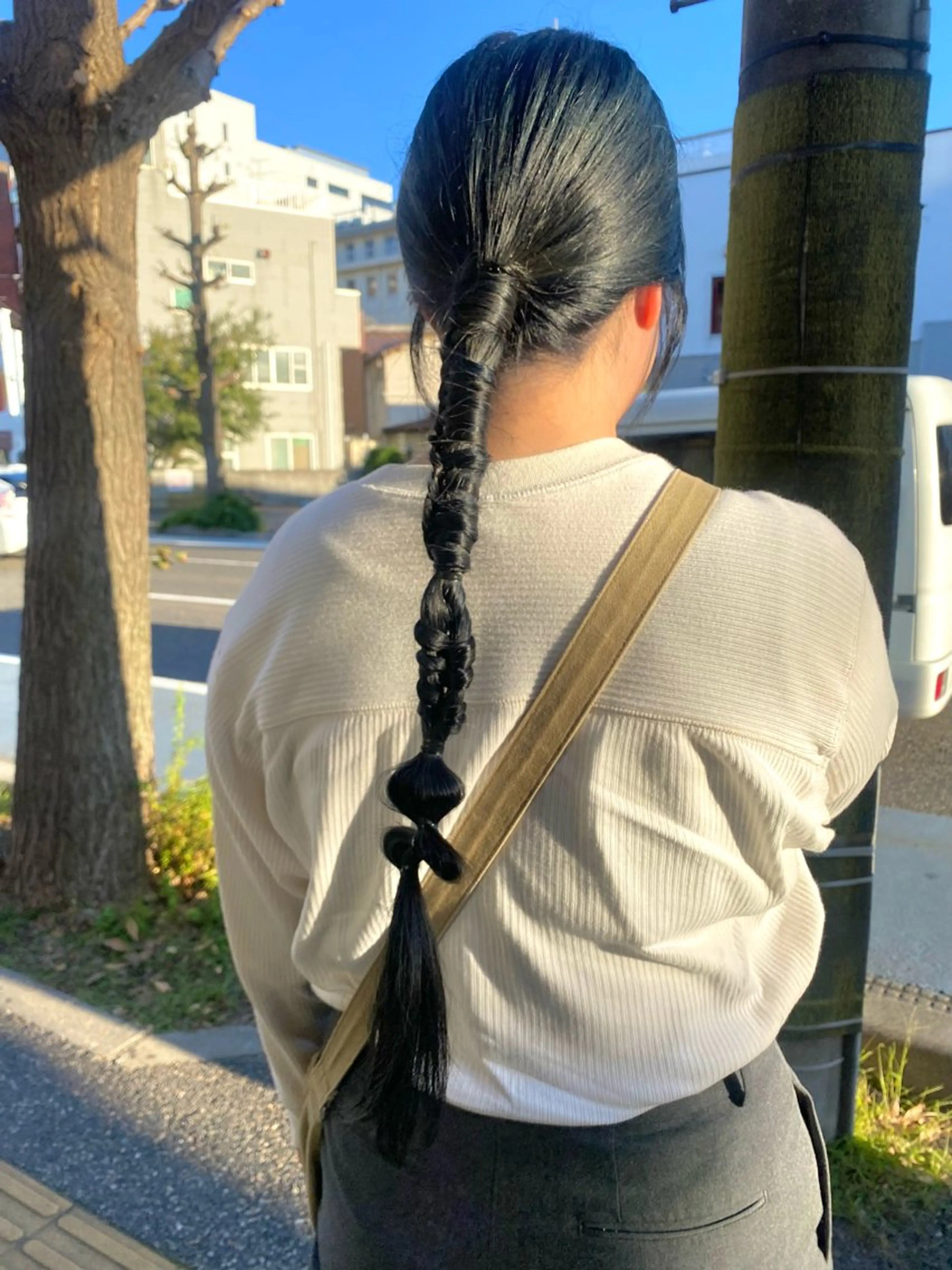 ロング 小日向 沙織のヘアスタイル