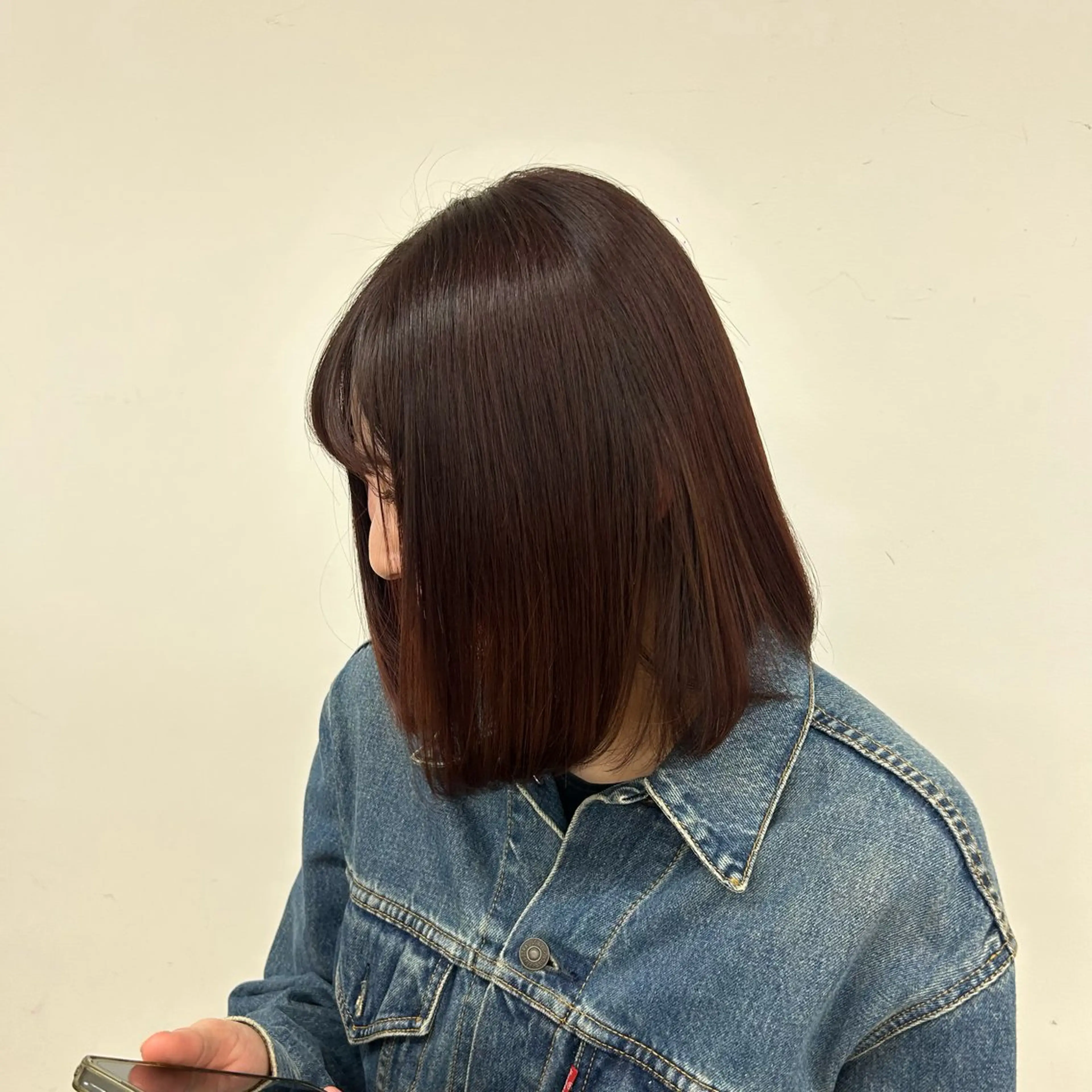 【暖色限定❤️】ブリーチなしワンカラー＋トリートメントの写真