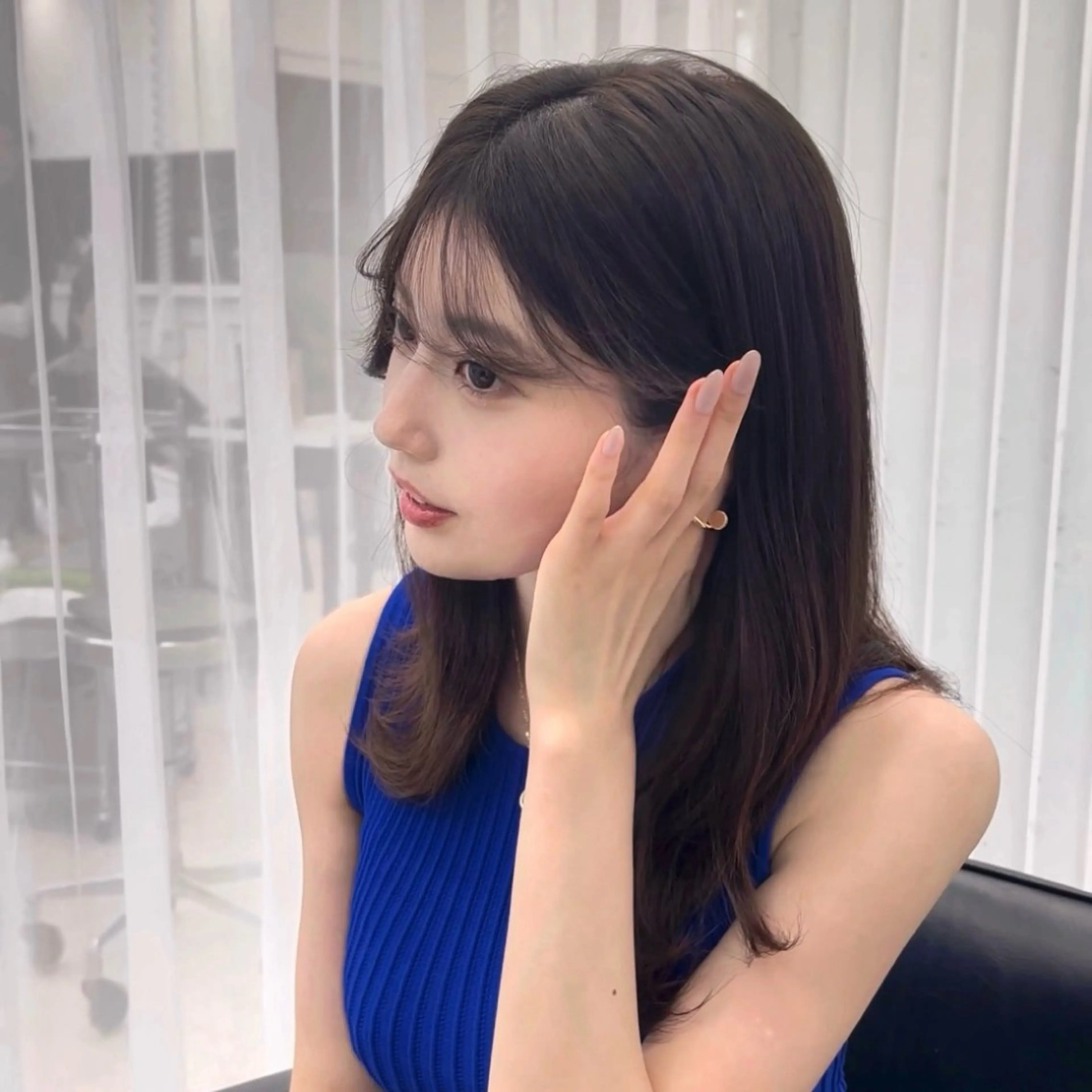 セミロング カラー パーマ ヘアアレンジ メンズ 韓国ヘア×顔まわり 🇰🇷和知拓郎のヘアスタイル
