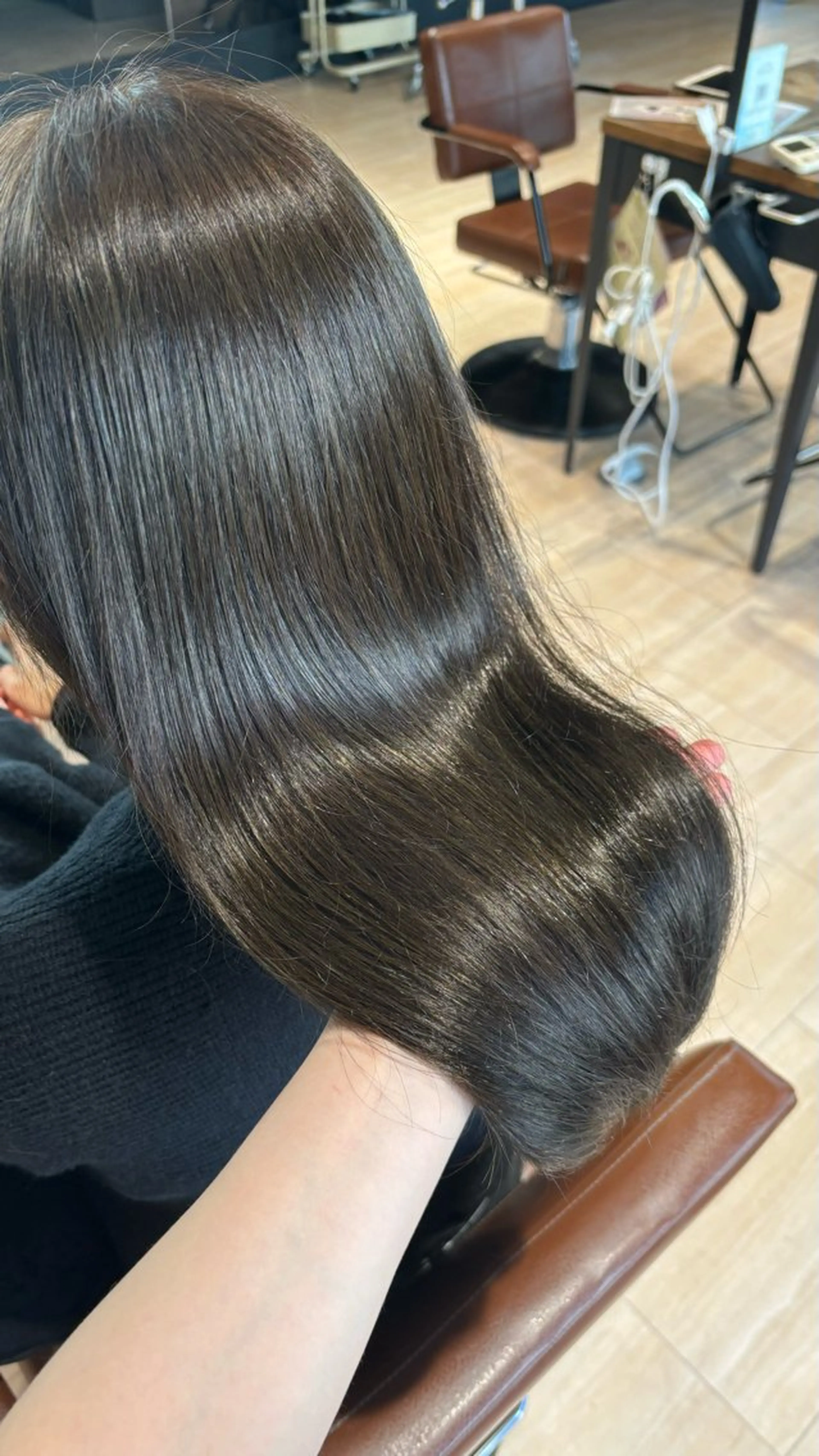 ロング カラー seri💜艶カラー 💖ヘアアレンジのヘアスタイル