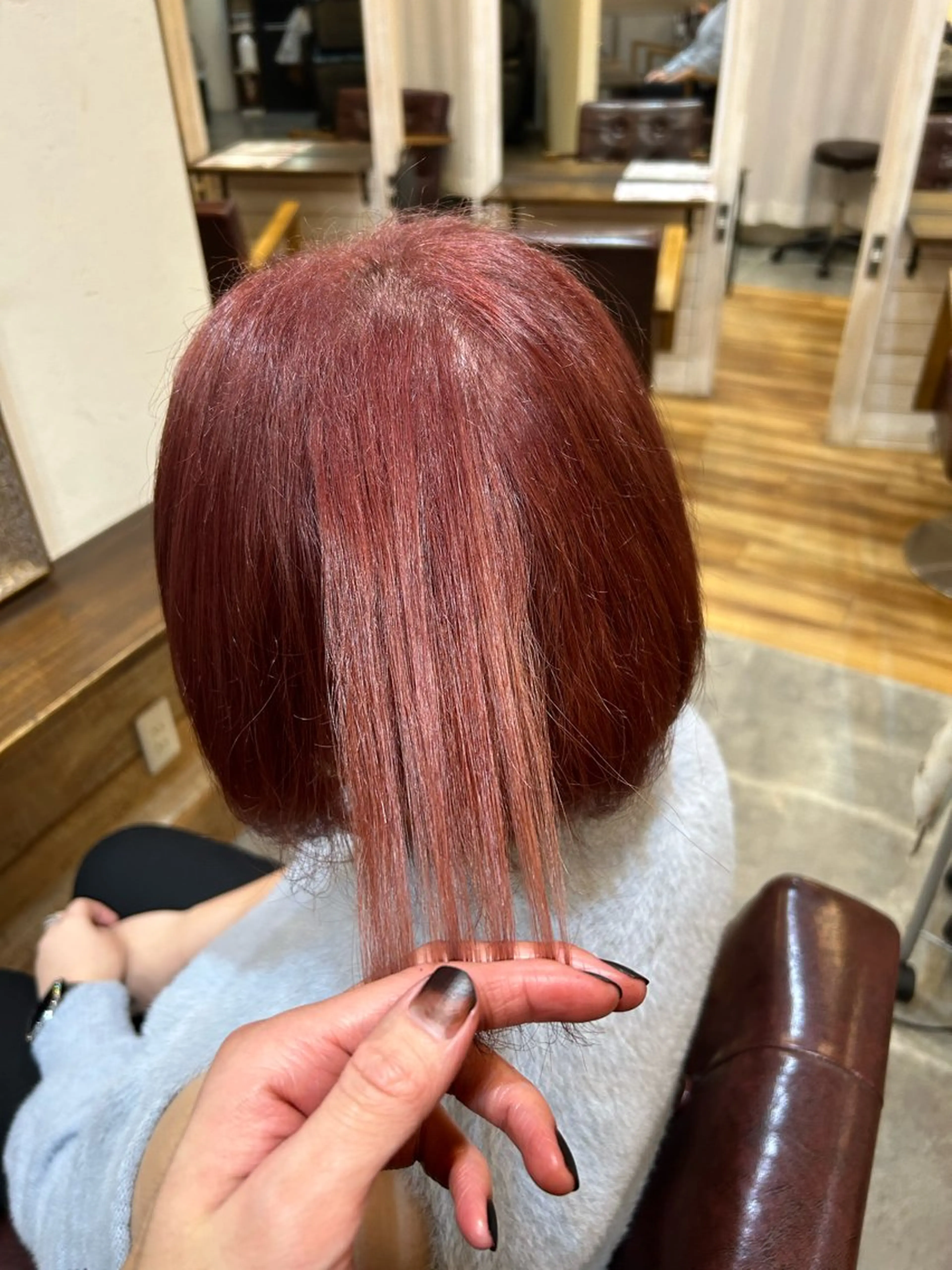 ショート カラー ヘアカラー CECIL hair なんば店所属・メンズパーマ 艶髪☆店長☆有馬のヘアスタイル