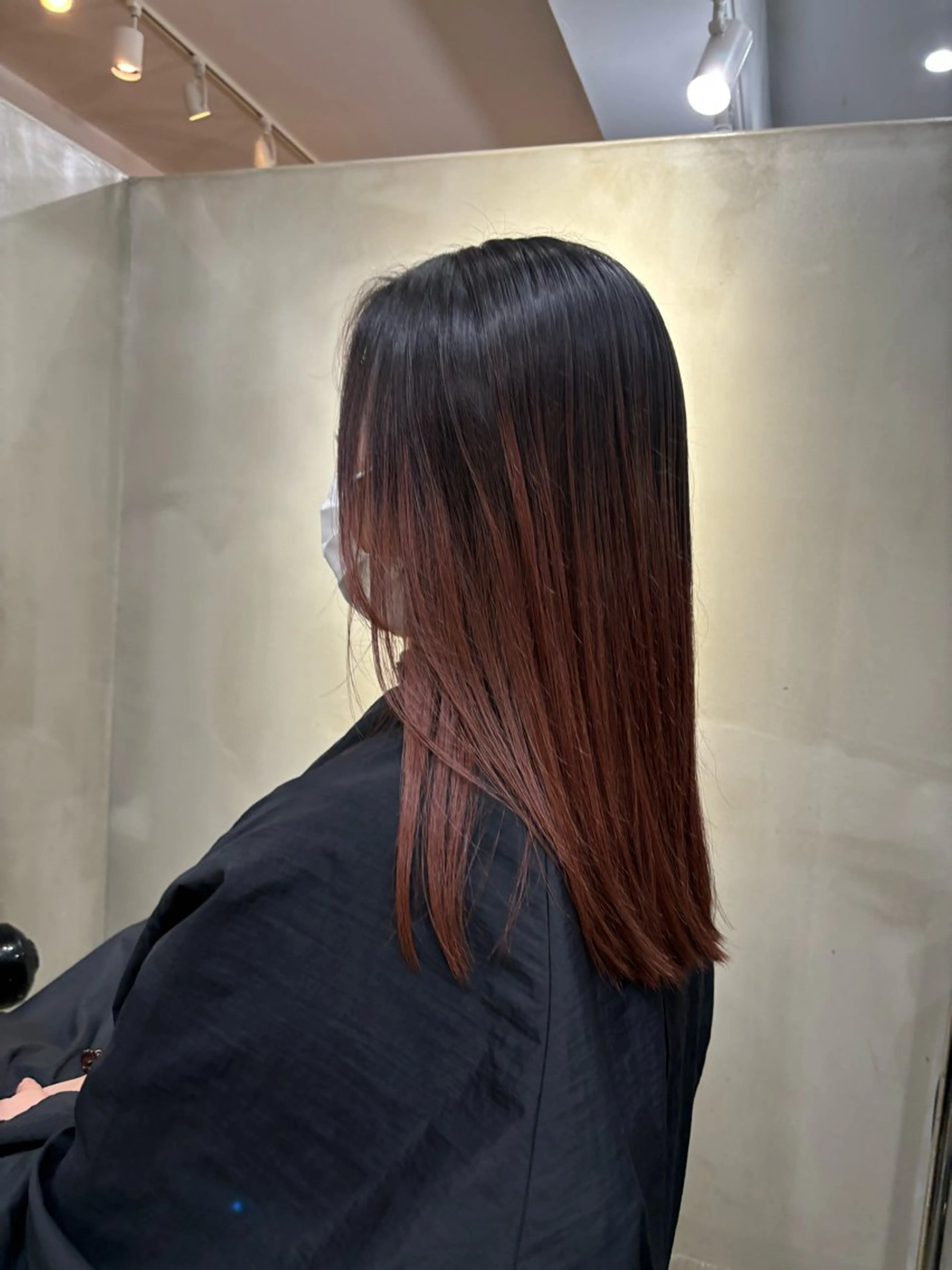 ミディアム カラー レッドカラー ヘアカラー VOYAGE所属・中園 康のヘアスタイル