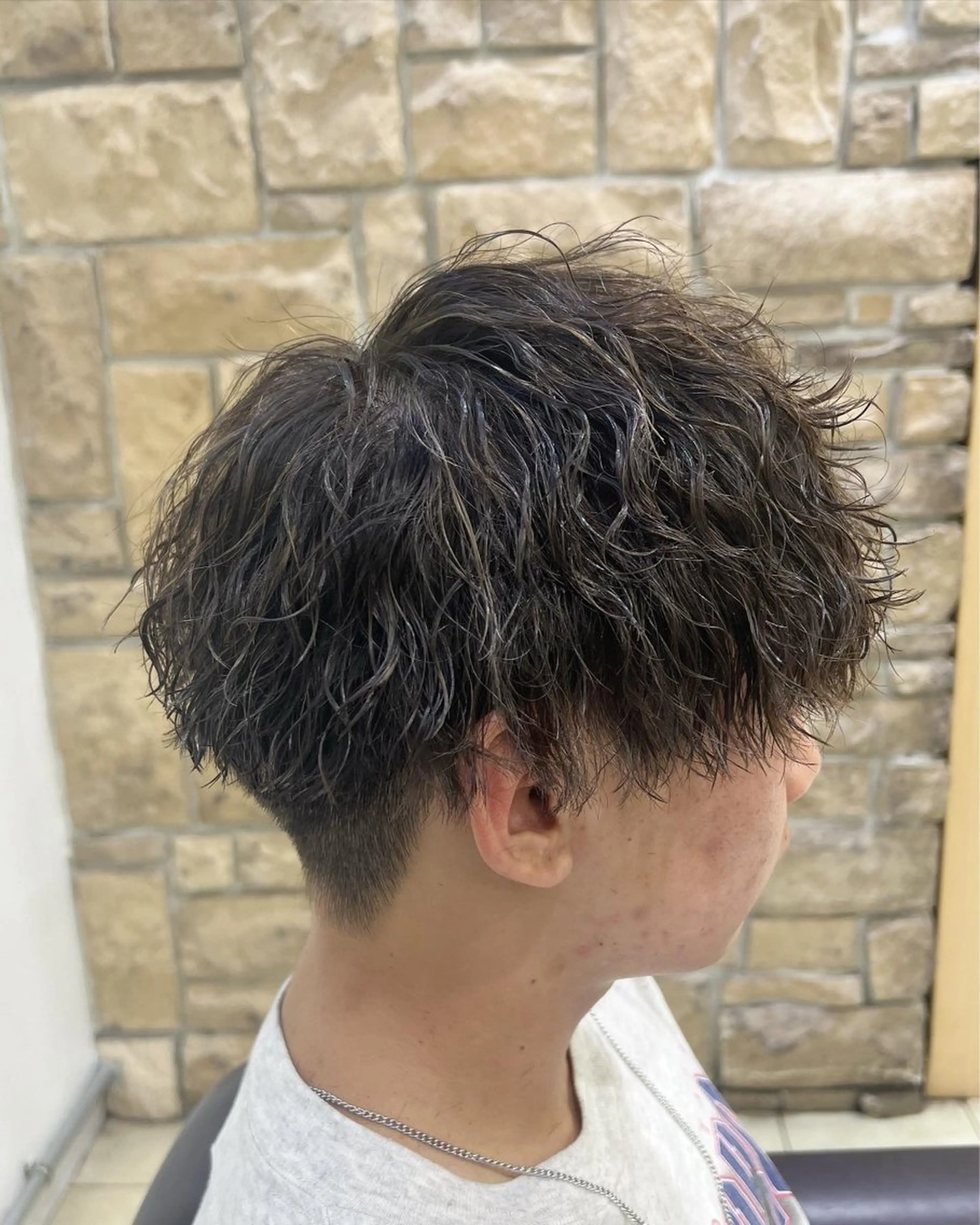 パーマ メンズ メンズパーマ 韓国ヘアダウンパーマ シャドウパーマ/航太のヘアスタイル