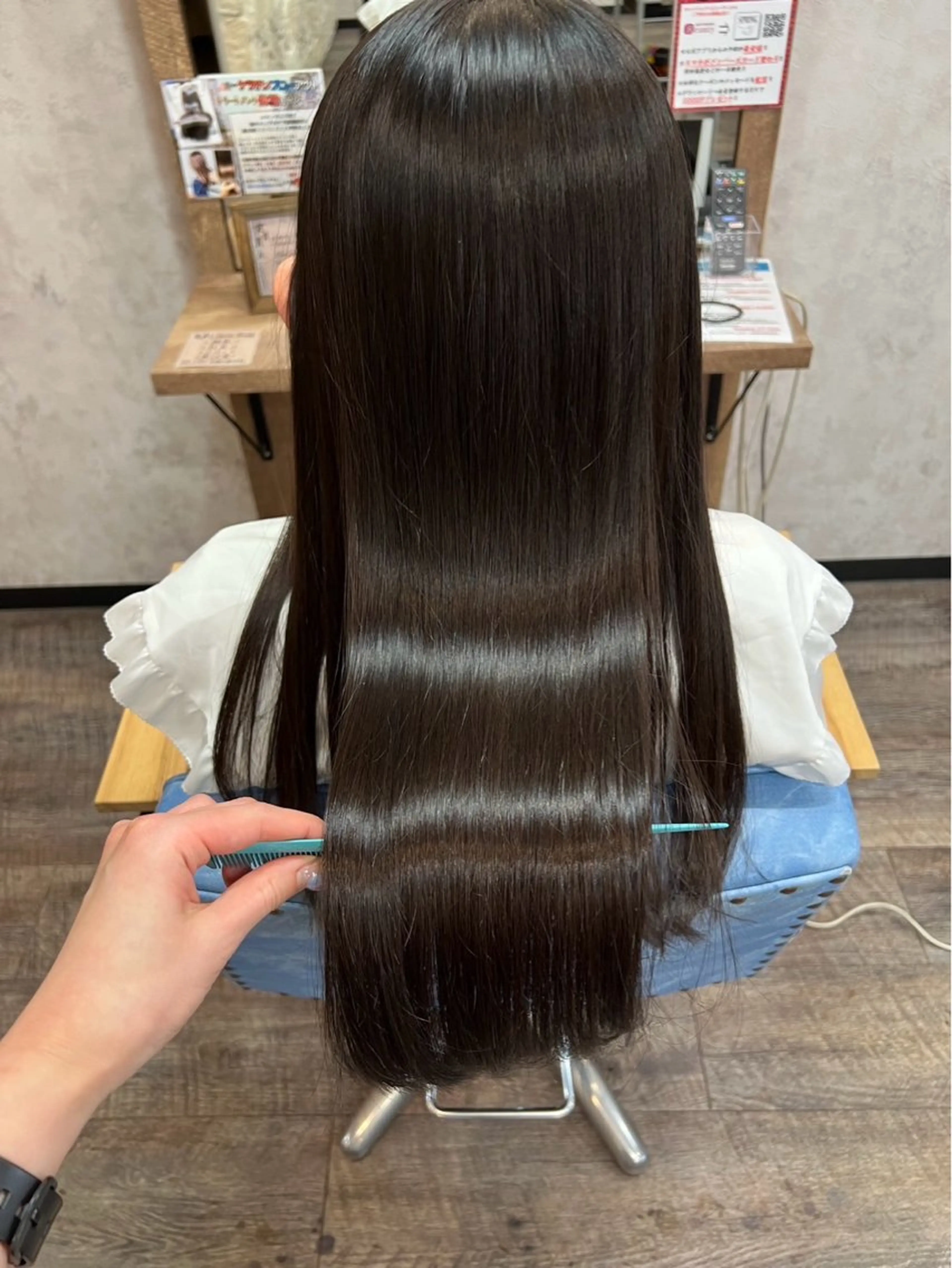 ⭐︎minimo限定⭐︎ツヤ髪ダメージレス縮毛矯正🫧　⚠️補足欄、注意事項欄必読の写真