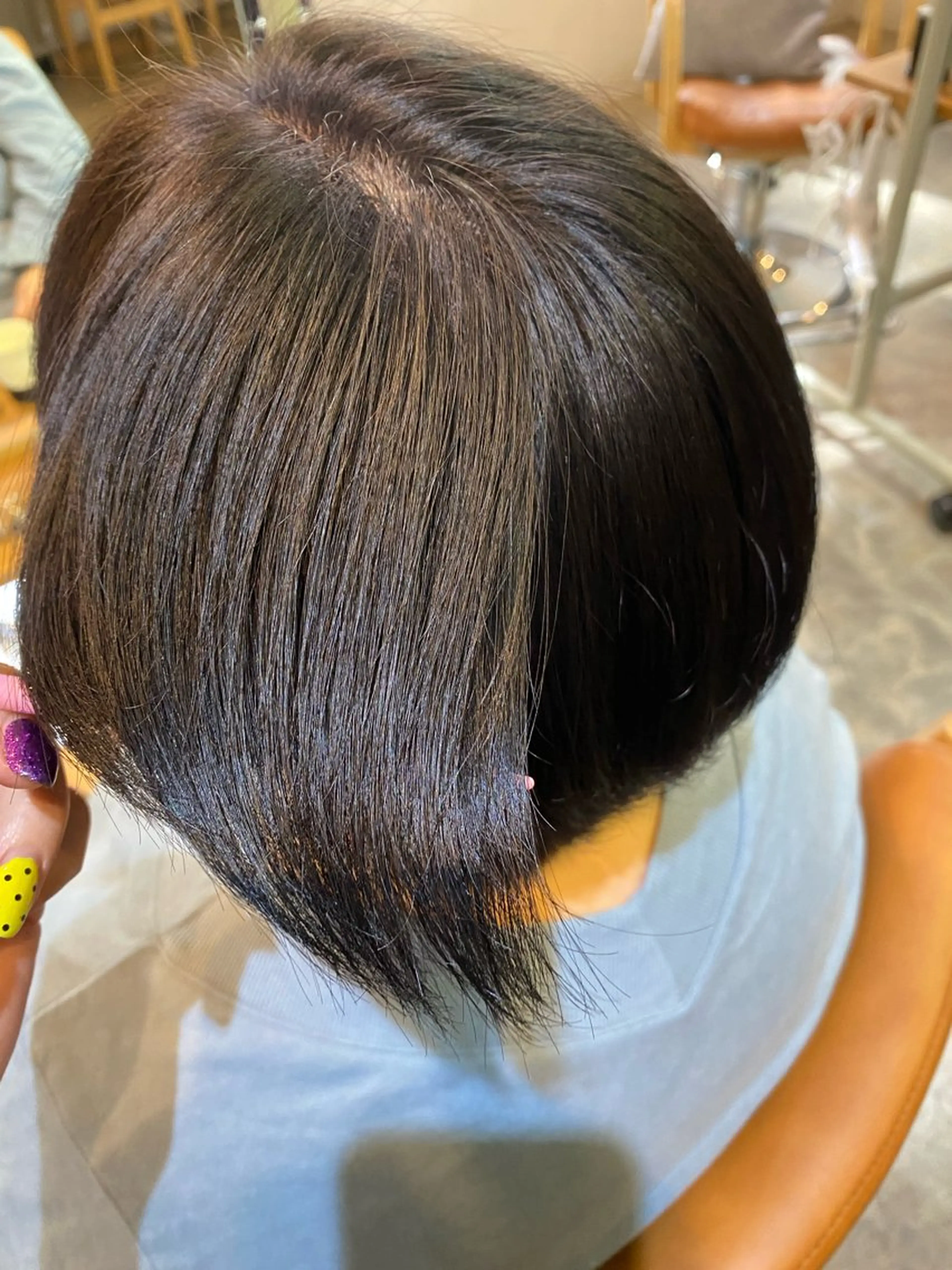 ショート カラー ヘアカラー トリートメント 杉山 かなのヘアスタイル