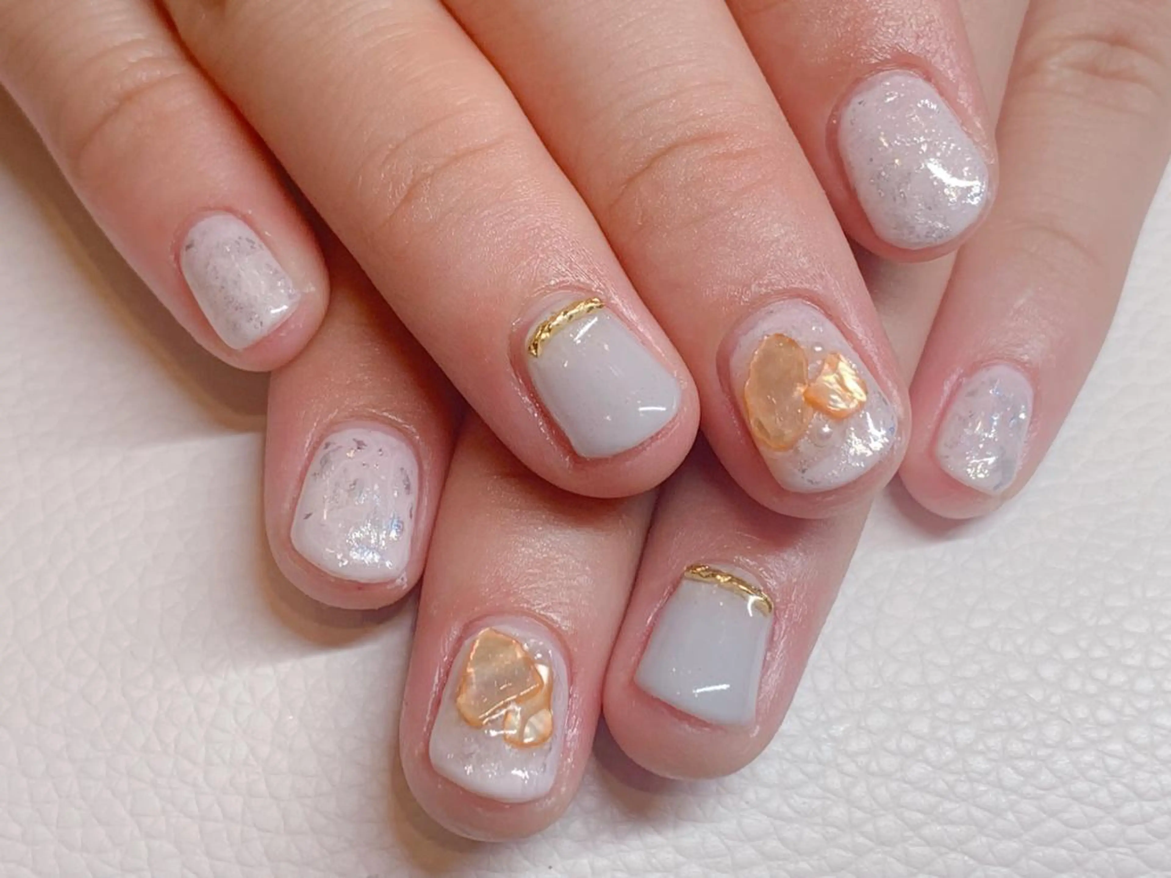 ショート ネイル ハンドネイル Nail_Aroma KOKOのネイルデザイン