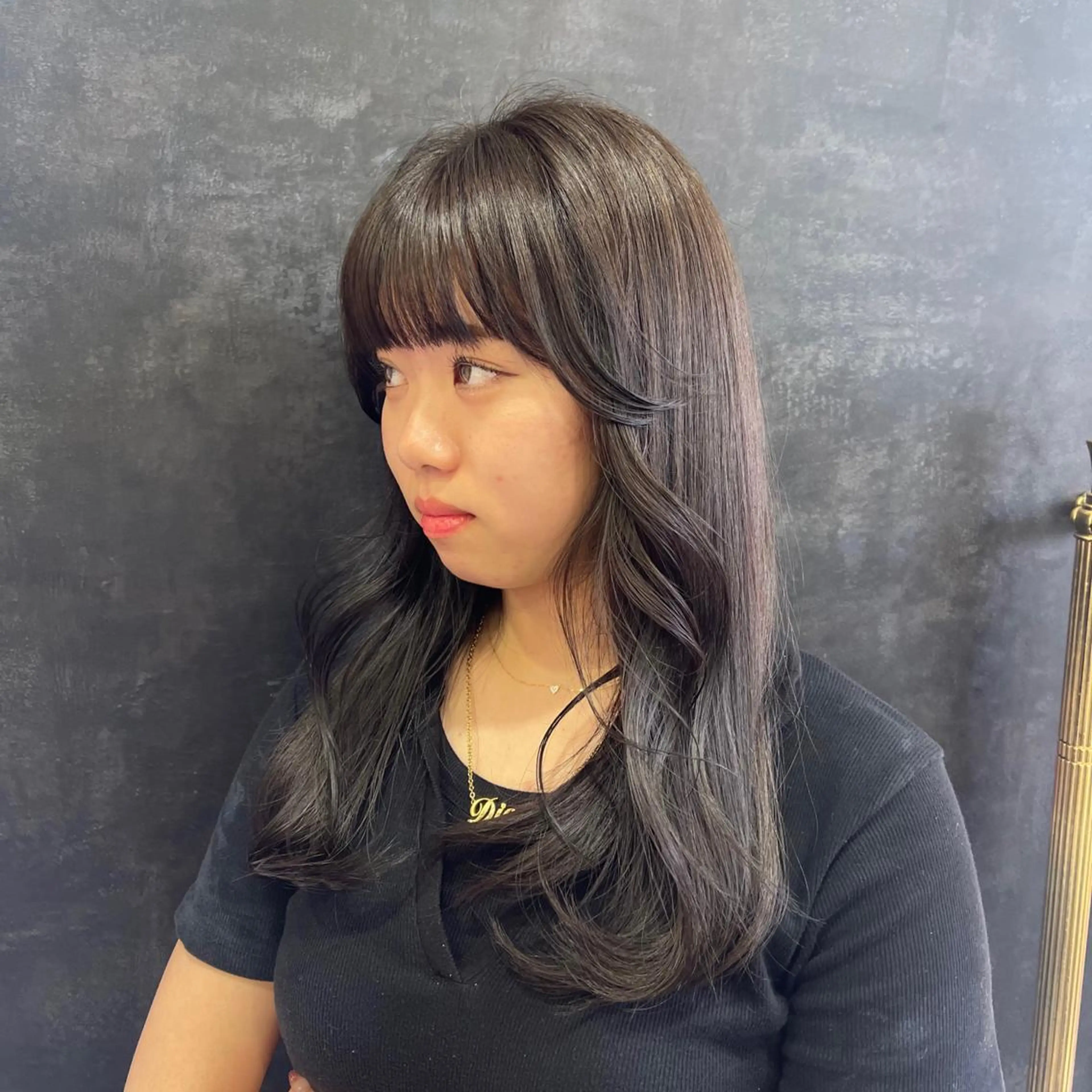 ロング カラー ヘアカラー トリートメント ヘッドスパ ヘアセット 🎀レイヤー/ カラー🐕‍🦺anのヘアスタイル