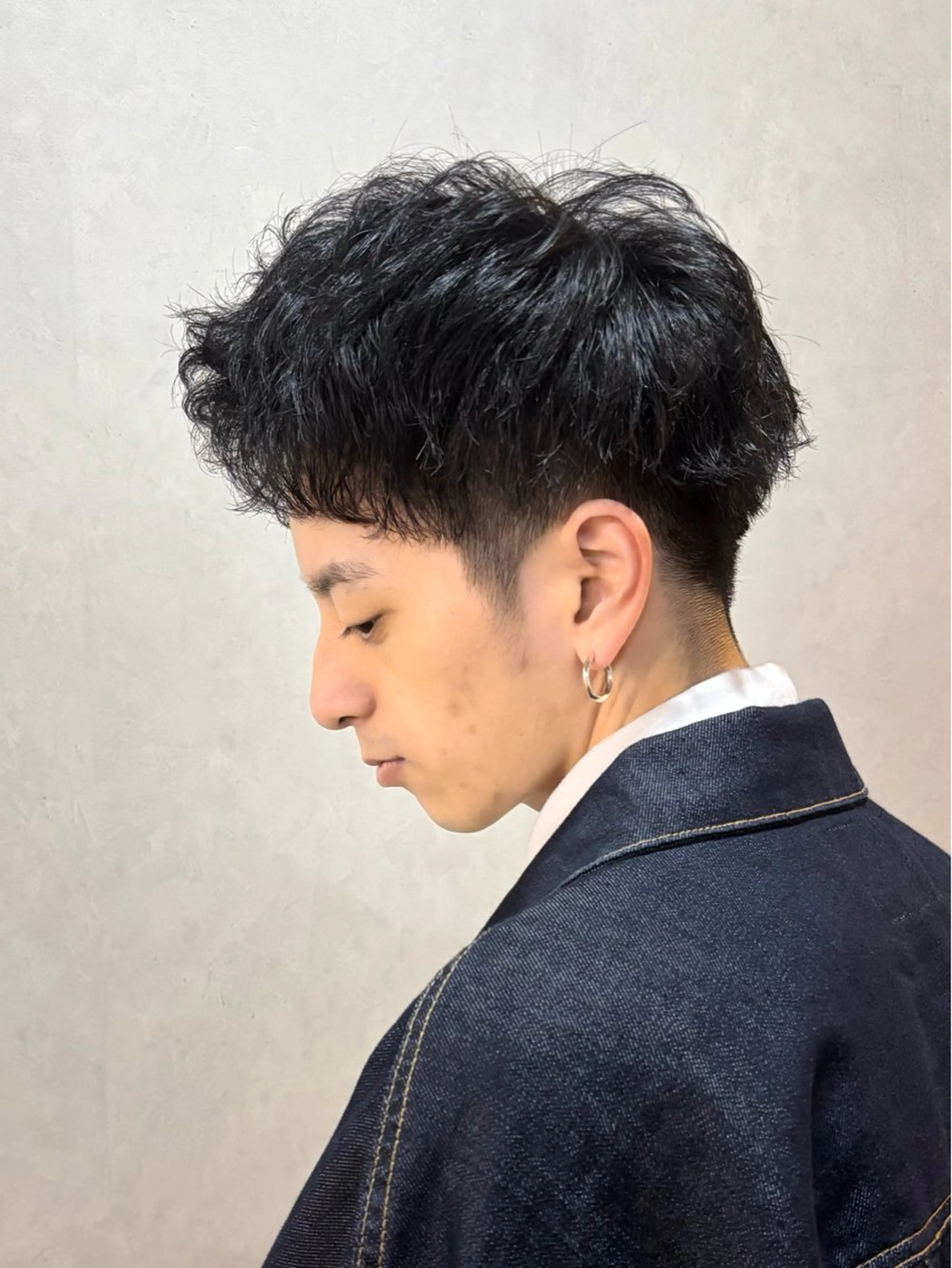 ショート カット パーマ mellow men 's MIZUKIのヘアスタイル