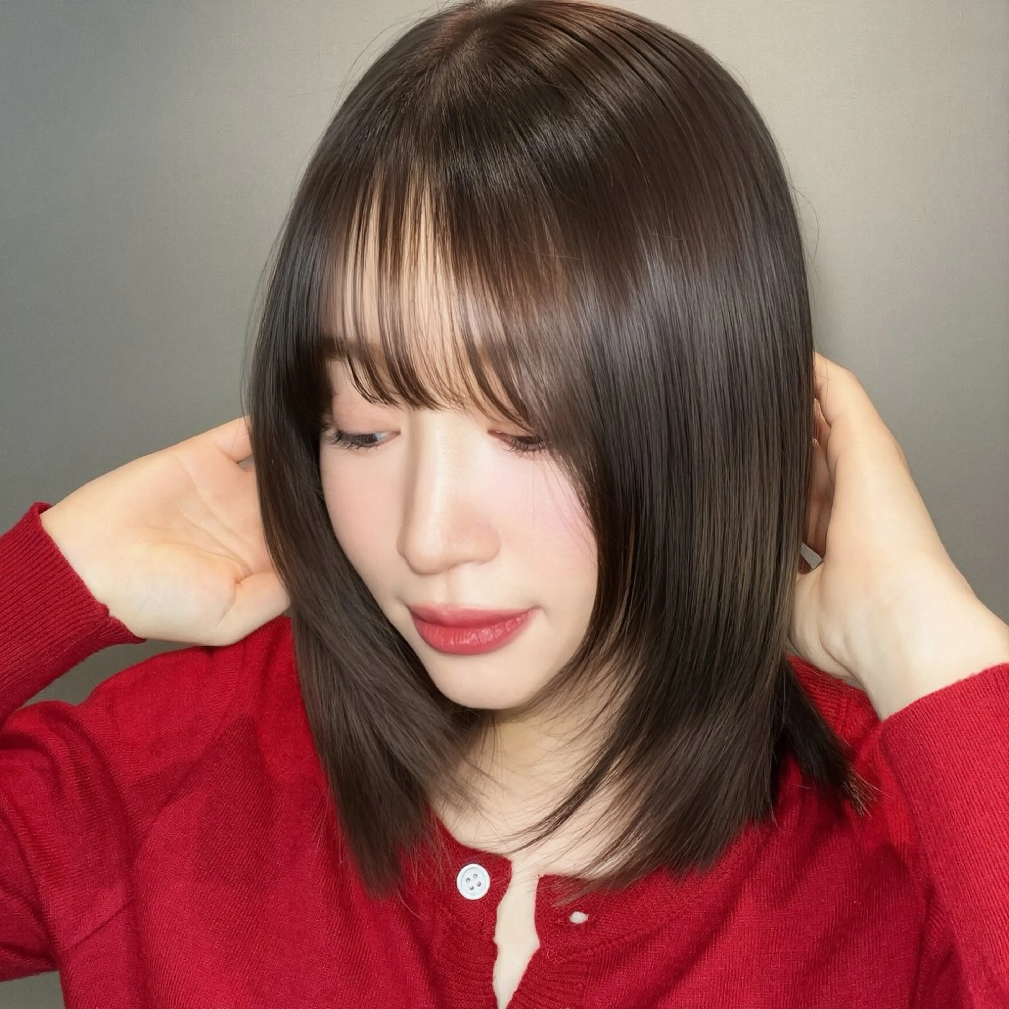 ミディアム 髪質改善 トリートメント 髪質改善/shuki 韓国/代表取締役のヘアスタイル