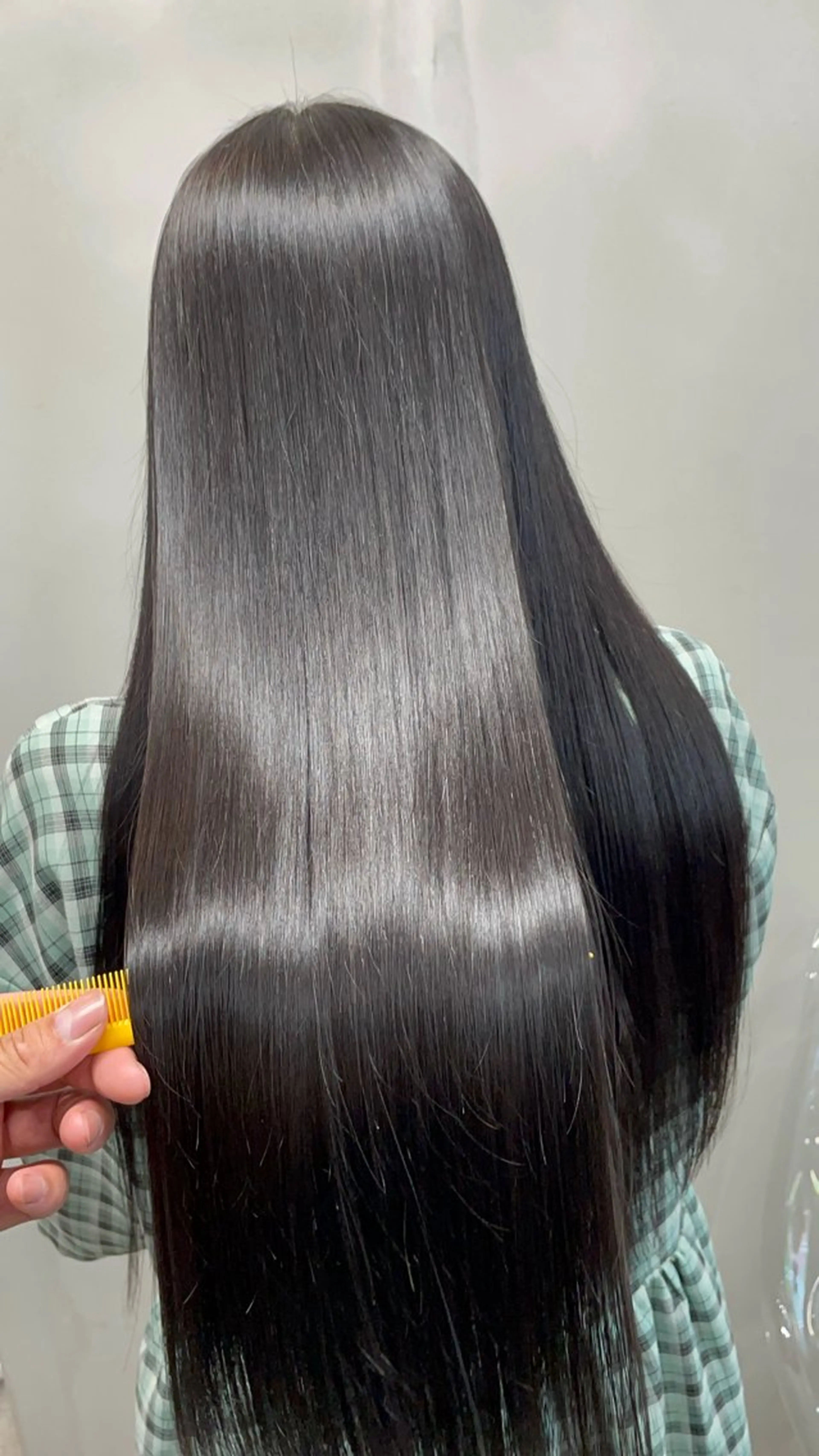 ロング 髪質改善 カット 縮毛矯正 髪質改善＆トリートメント　ALLENhair八尾店所属・ALLENhair 八尾店のヘアスタイル