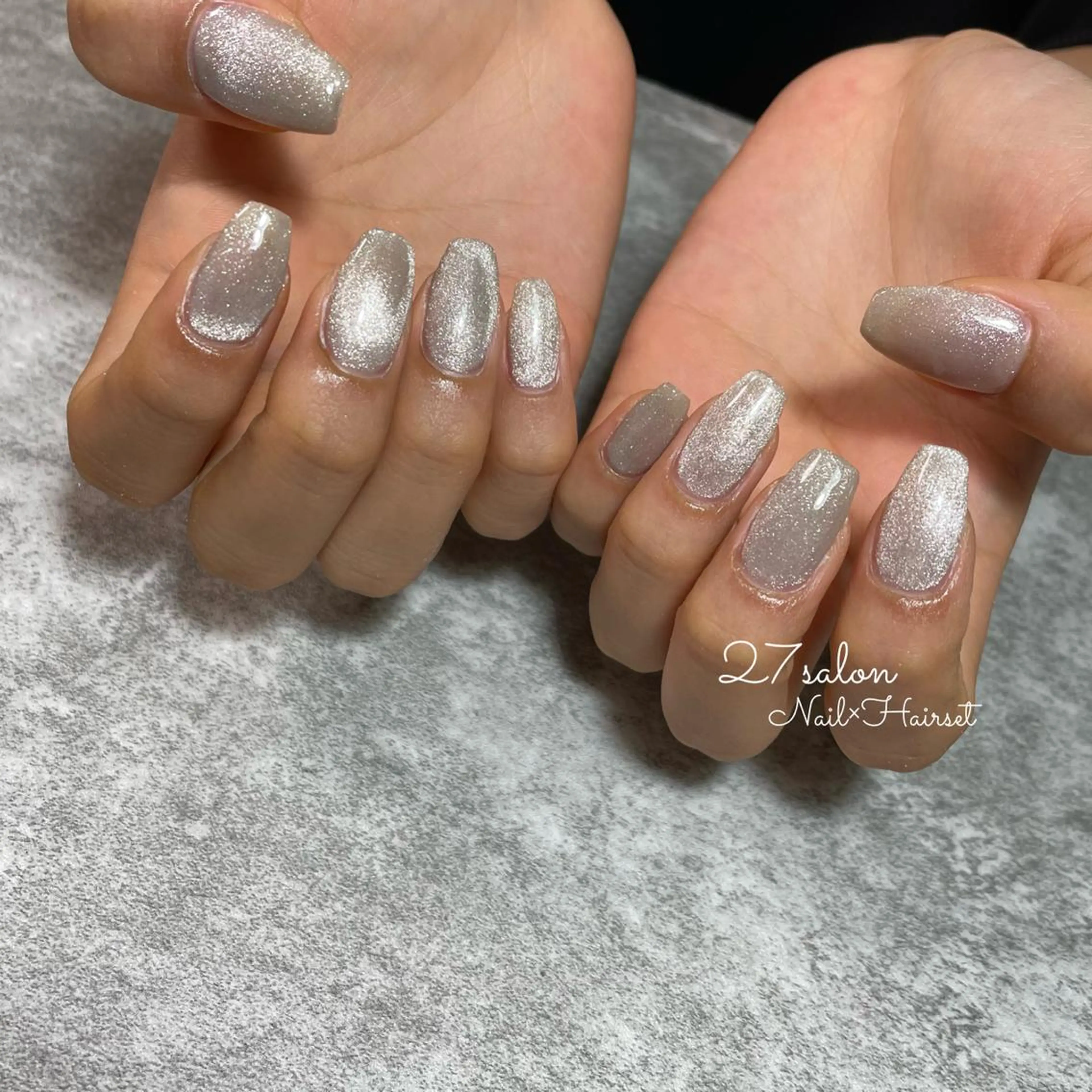 ネイル マグネットネイル 27salon yuinaのネイルデザイン