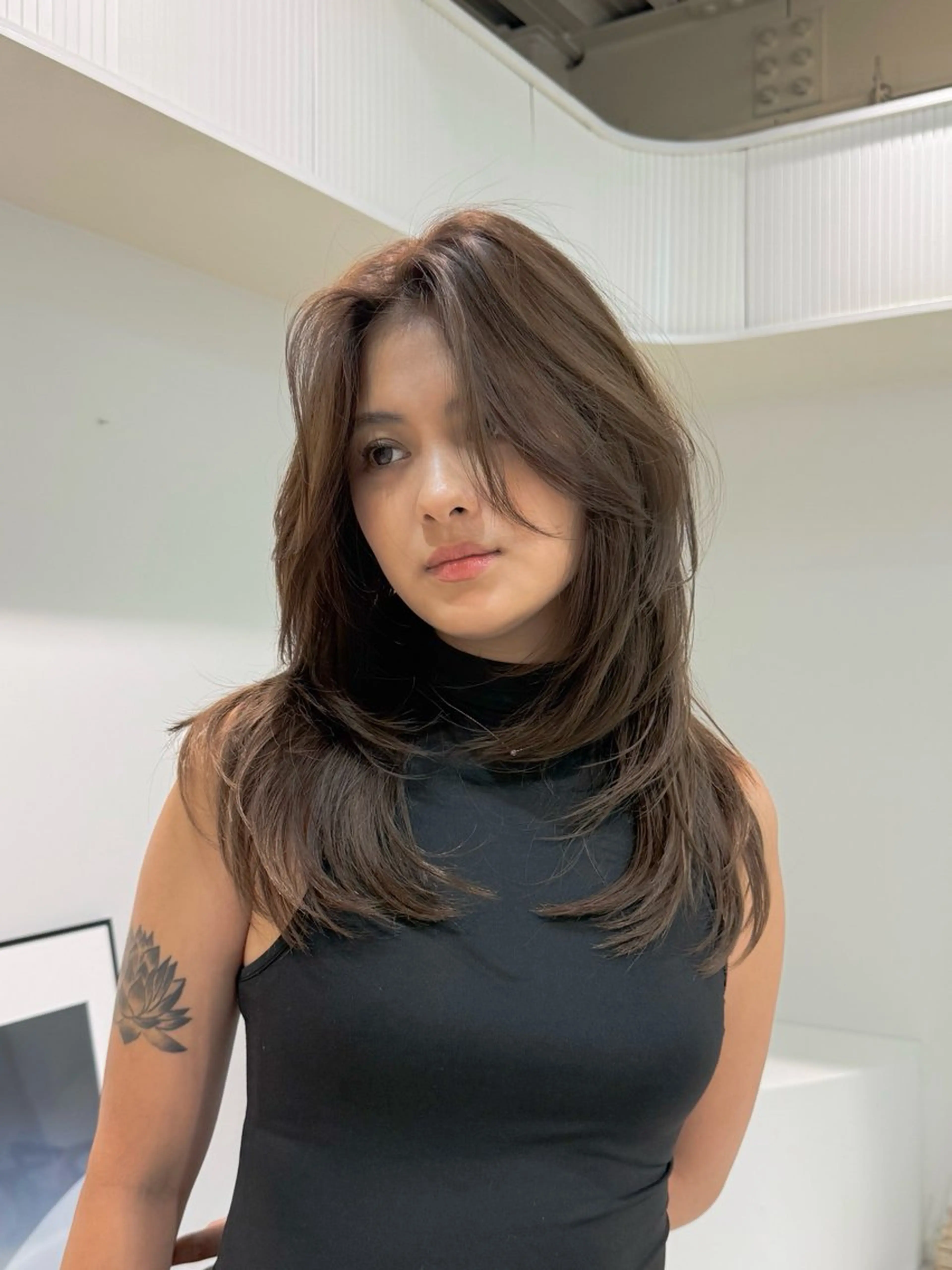 セミロング カラー ヘアアレンジ ヘアカラー トリートメント 🦠カラーリスト/ 魚瀬あおい🦠のヘアスタイル