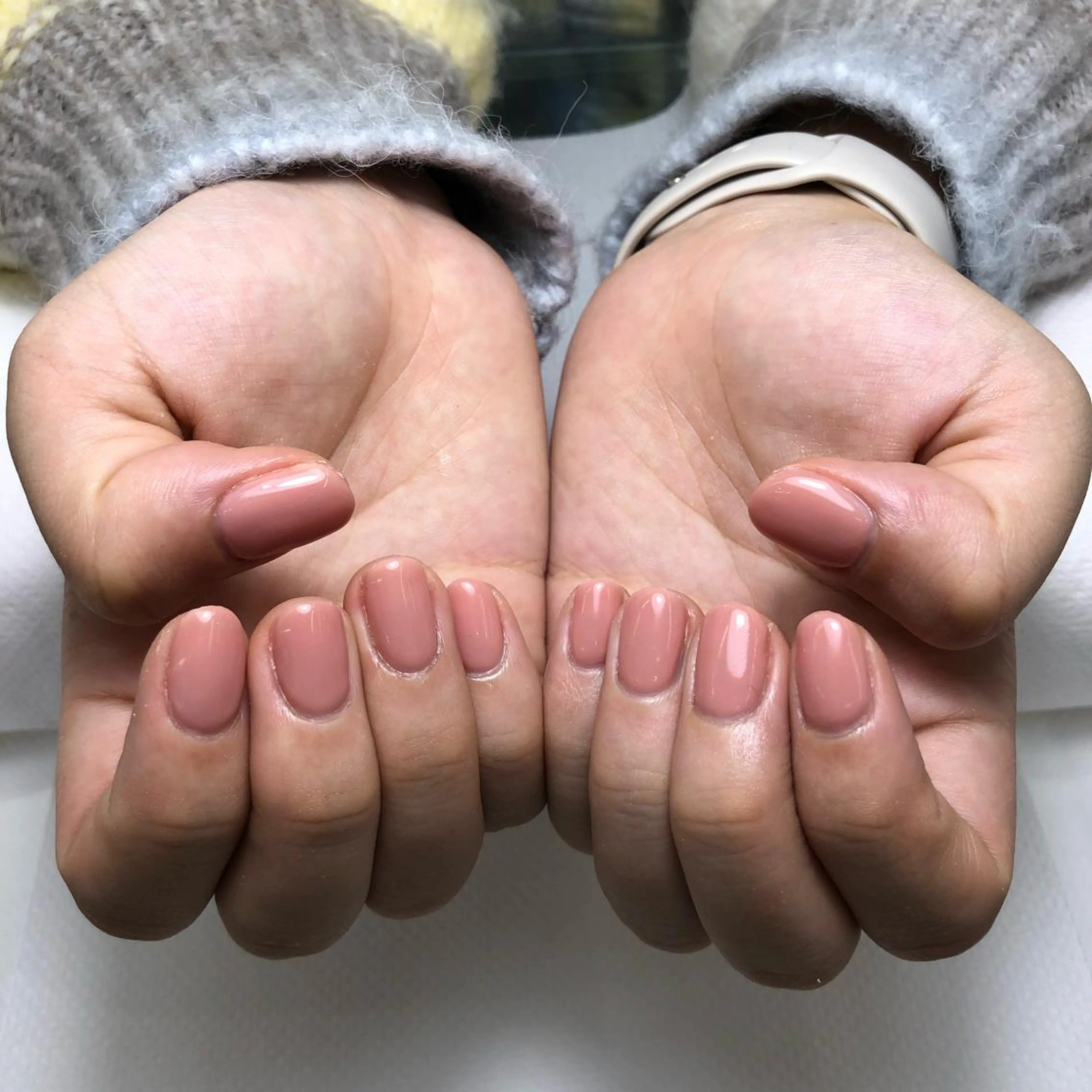 ネイル ワンカラーネイル ハンドネイル 小田 雅美のネイルデザイン