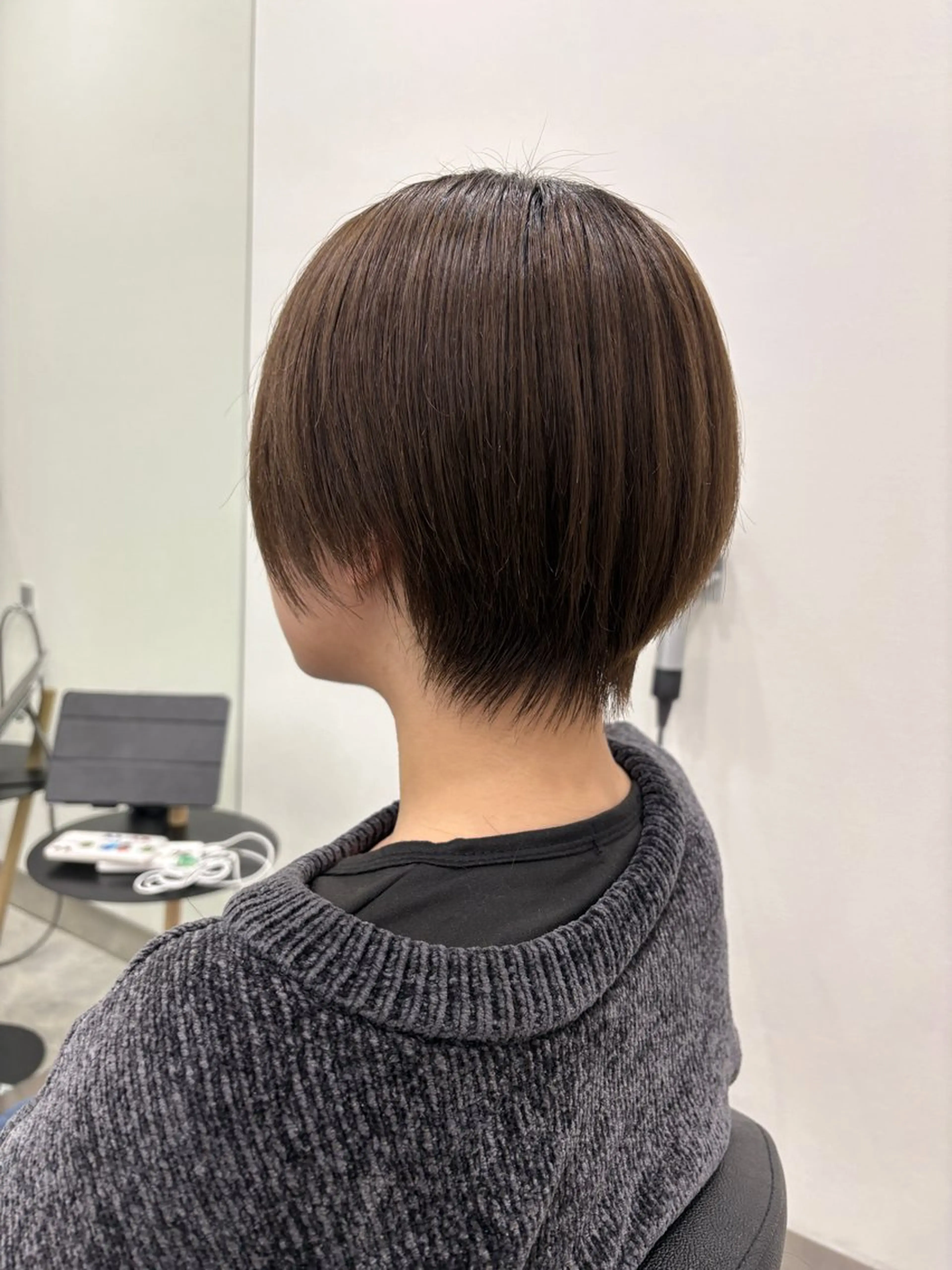 ショート カラー ヘアアレンジ ブリーチ ケアブリーチ ボブ 韓国風ヘア レイヤーカット カット 💝似合わせカット& カラーＵｒｕｎａ💝のヘアスタイル