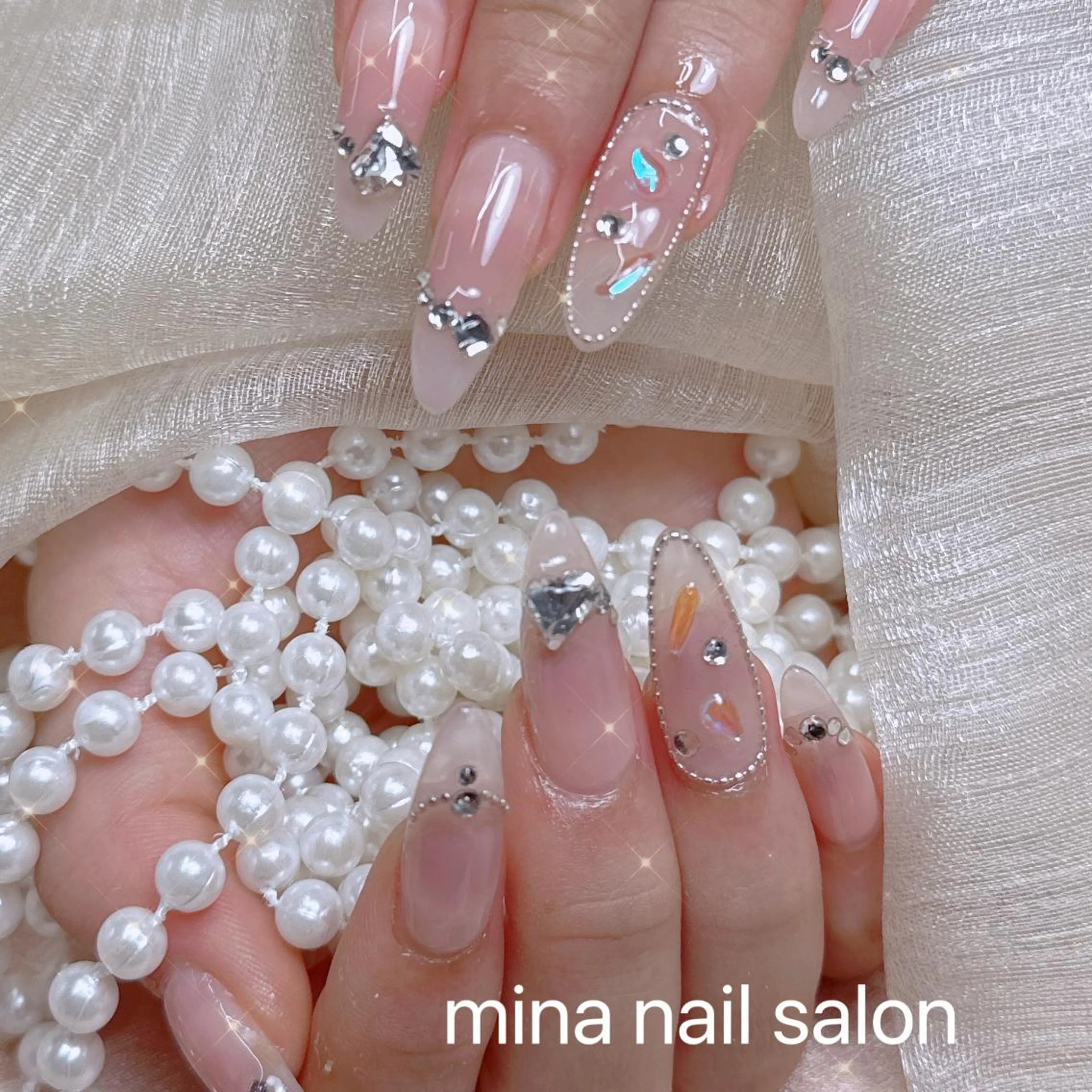 ネイル ハンドネイル Rena🎀チップ スカルプ専門のネイルデザイン