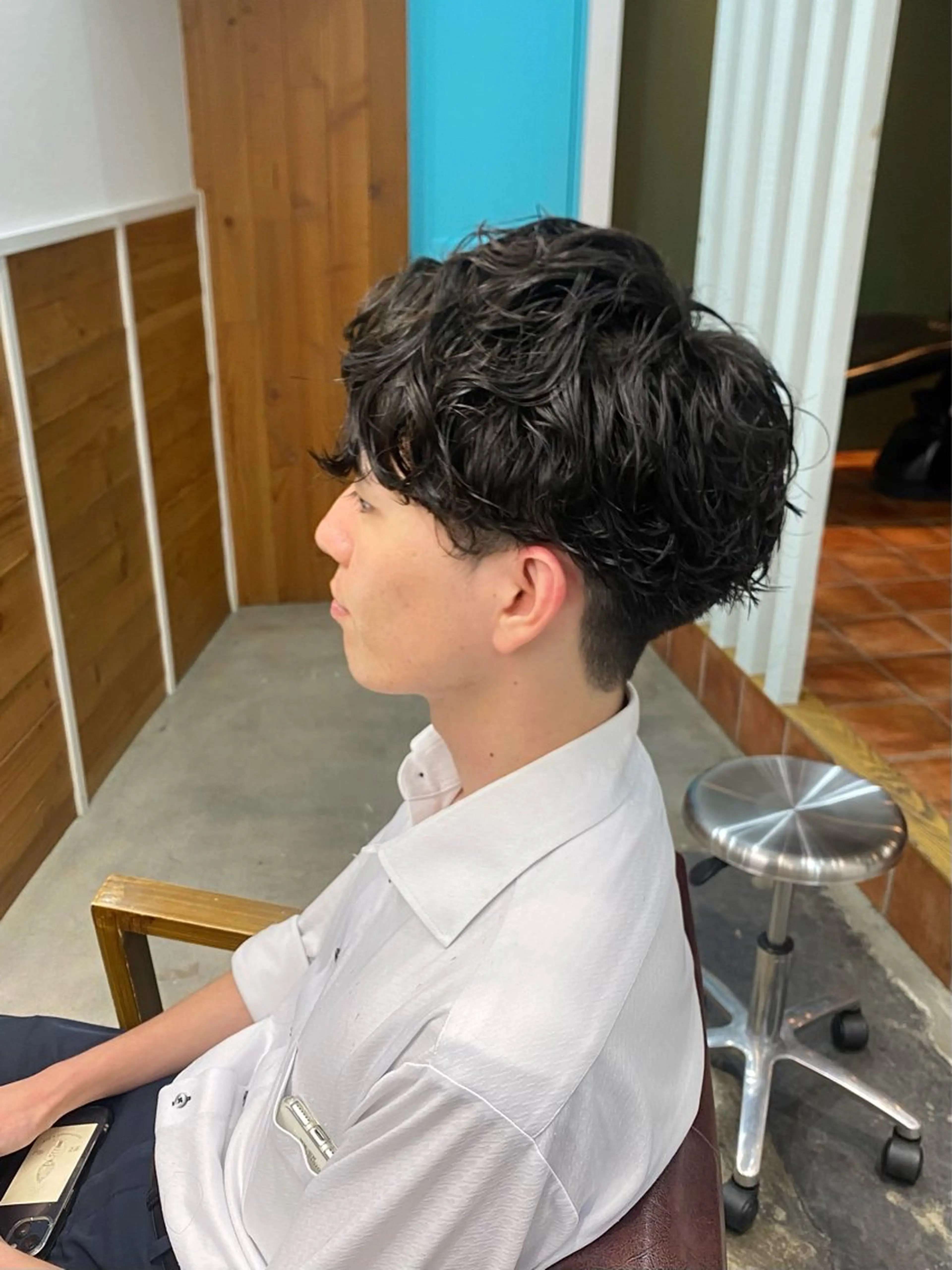 パーマ メンズ メンズパーマ ニュアンスパーマ ANY大宮所属・大宮/透明感カラー/ レイヤー🌼のヘアスタイル