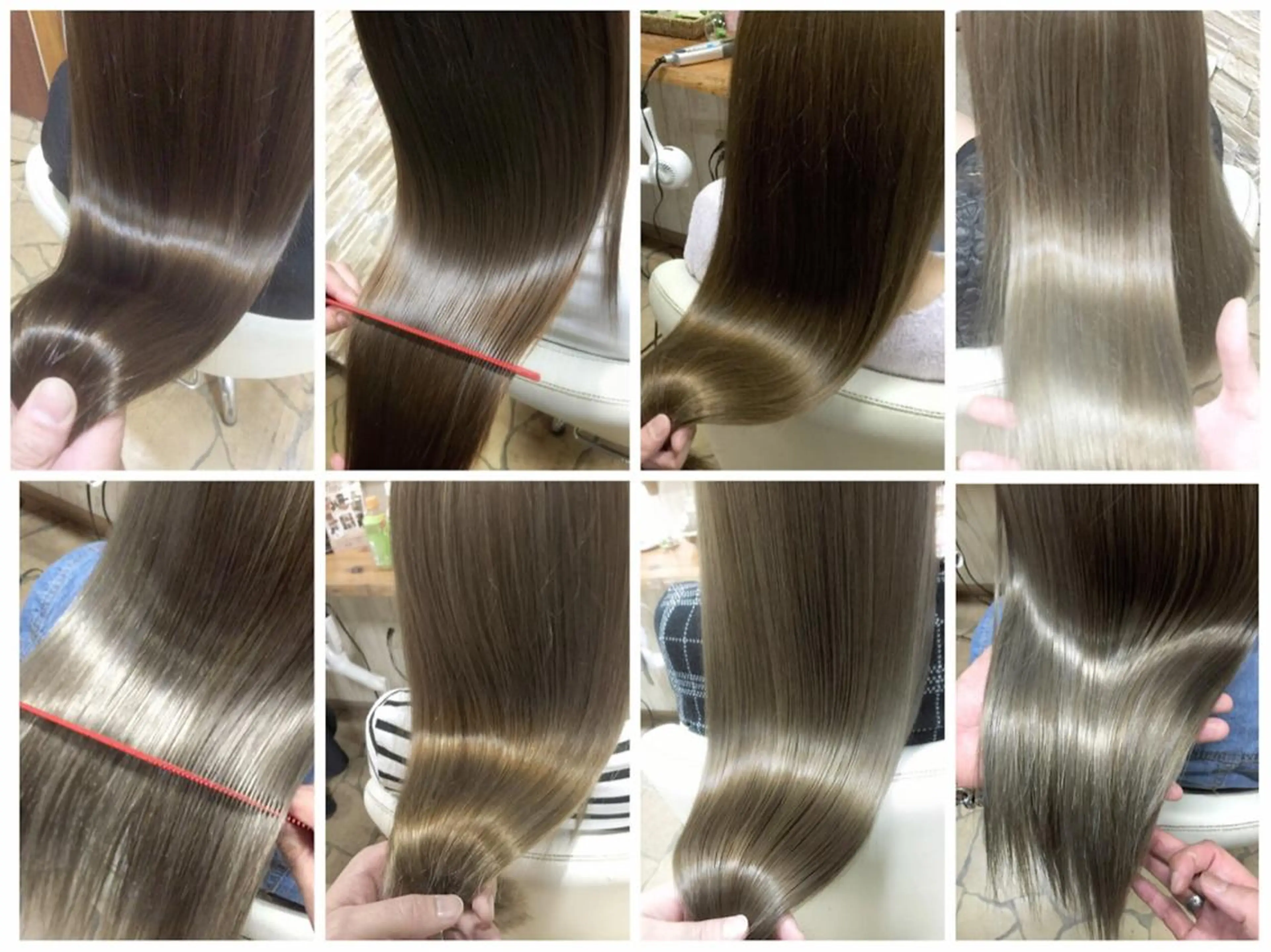ロング カラー kr2s アメ村のヘアスタイル