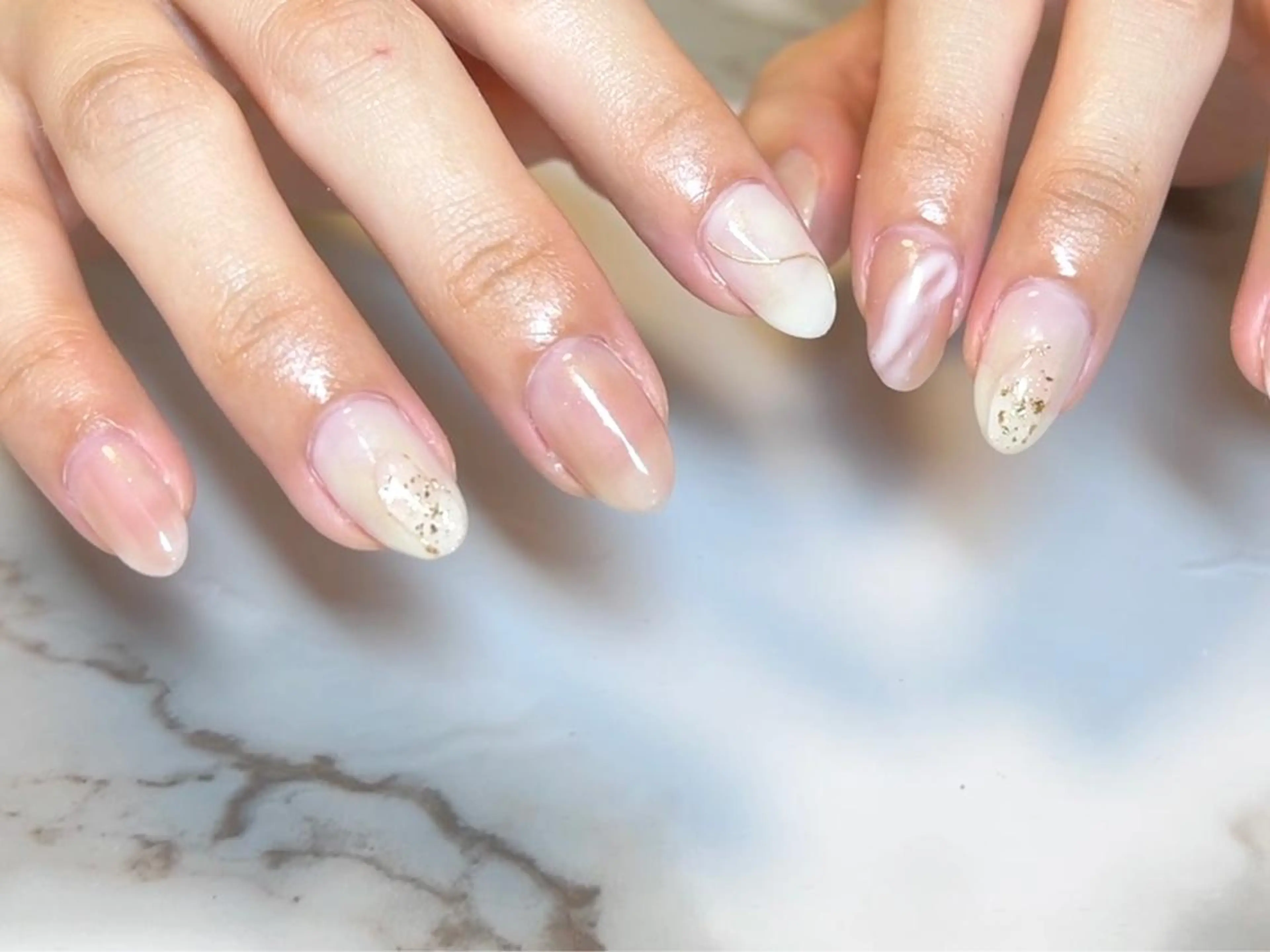 ネイル アートネイル フレンチネイル ジェルネイル マグネットネイル 持ち込み ネイリスト シンのネイルデザイン