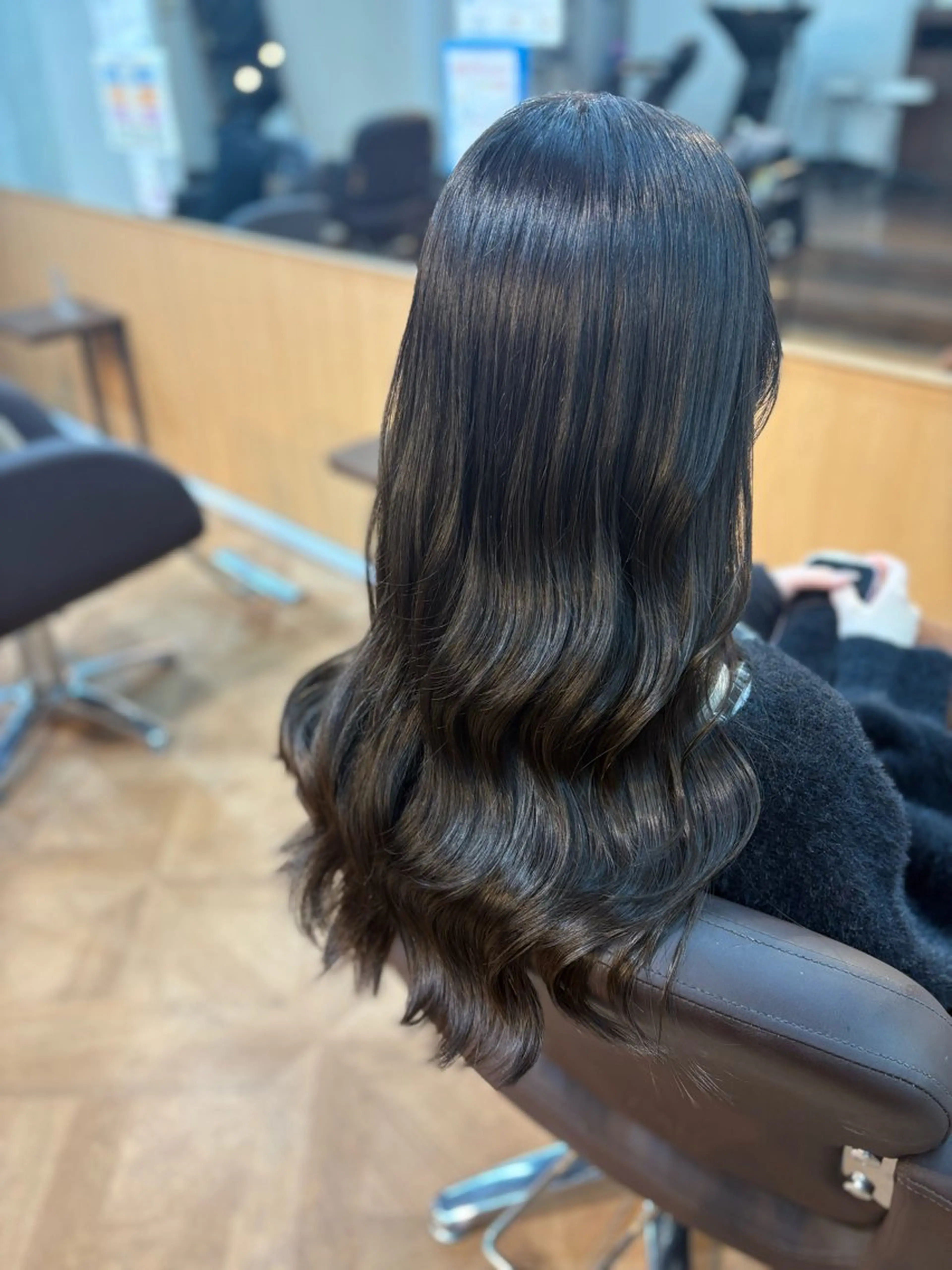 ロング アッシュ アッシュグレー アッシュグレージュ ヘアカラー 🍒Ayana🍒 艶カラー🍒のヘアスタイル