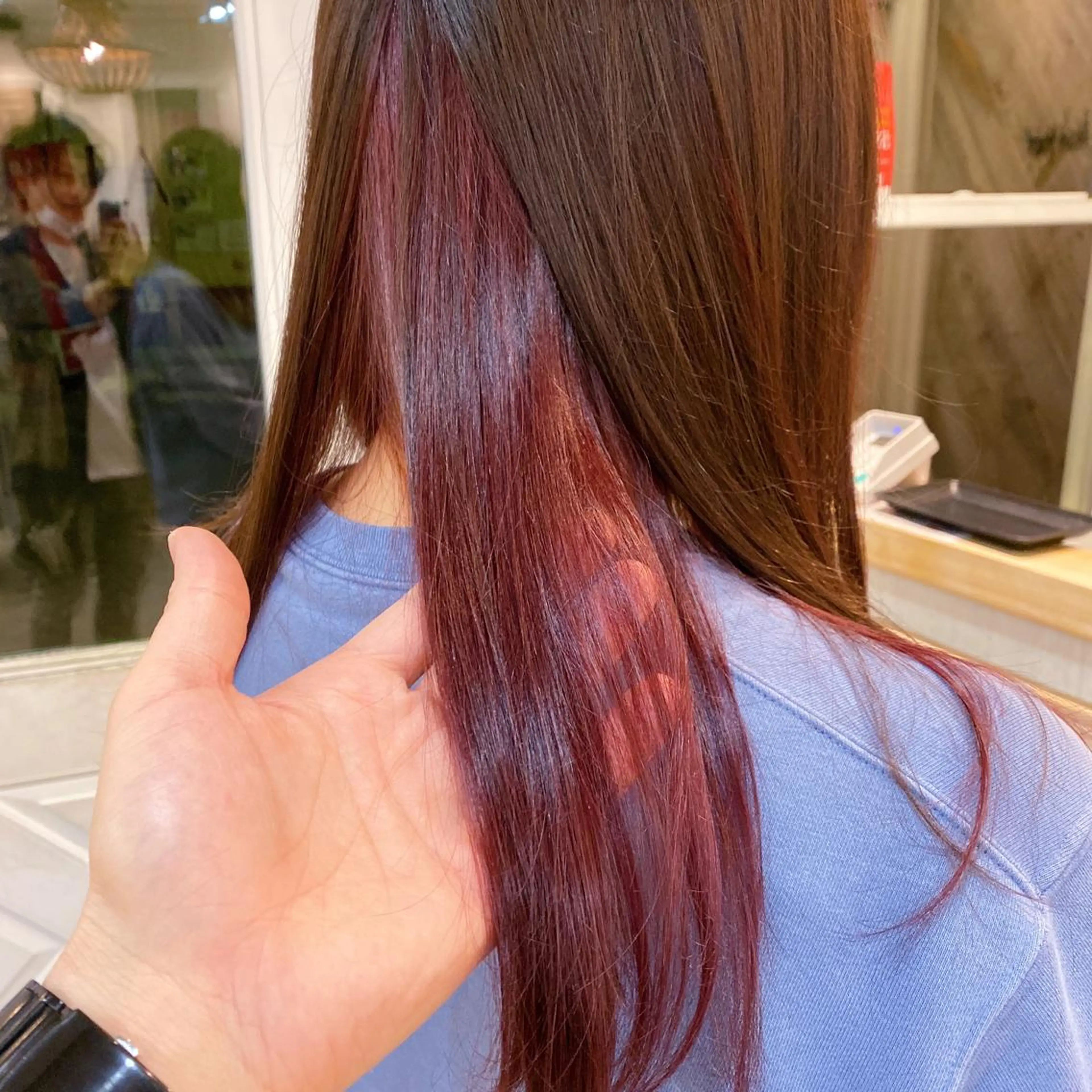 ロング Sabby所属・氏川洸希 パーマのヘアスタイル